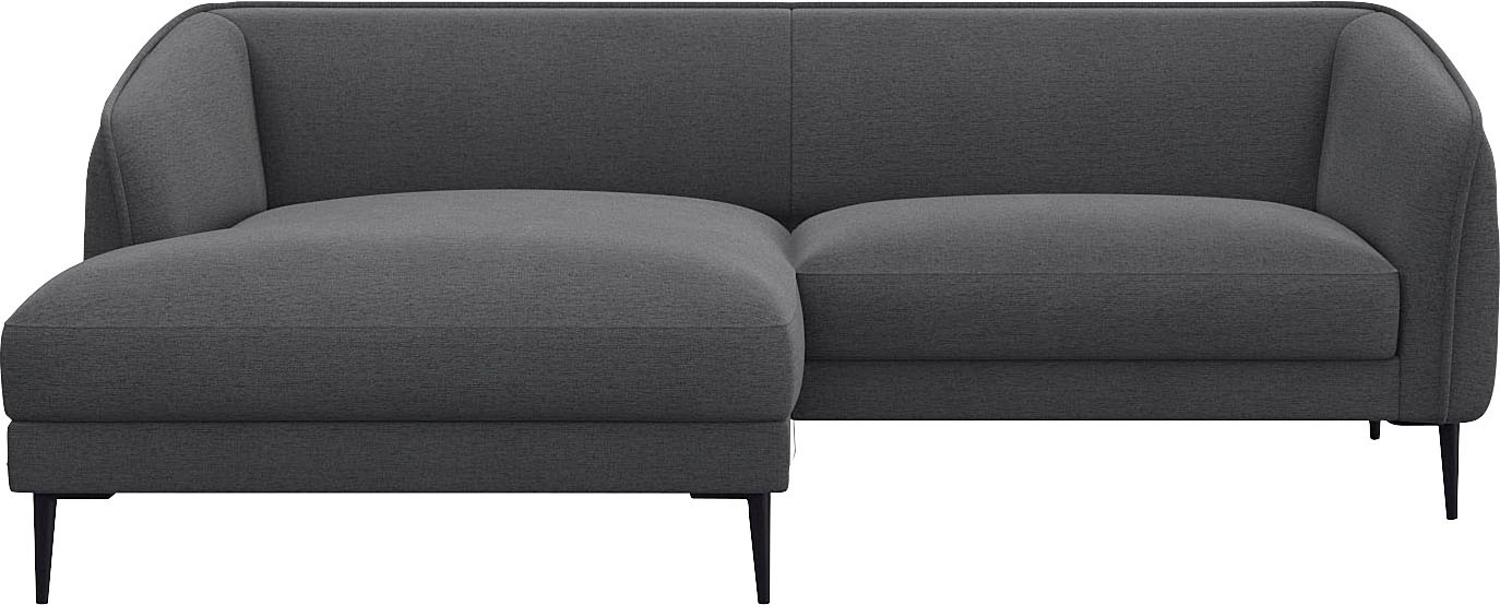 FLEXLUX Ecksofa "Belle Designsofa, bequem durch Kaltschaum im Sitz", Skandi günstig online kaufen