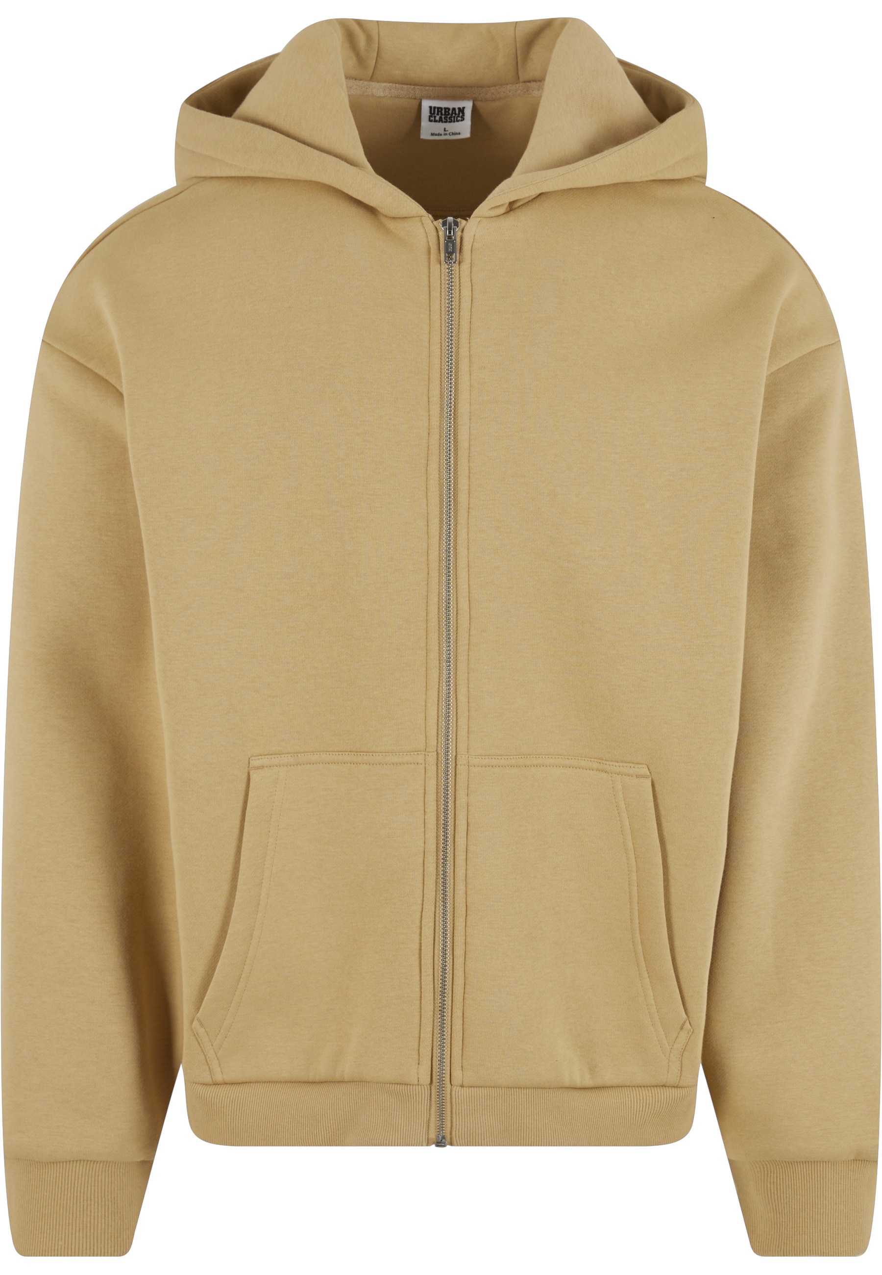 URBAN CLASSICS Strickpullover "Urban Classics Fluffy Zip Cardigan" 1 tlg. günstig online kaufen