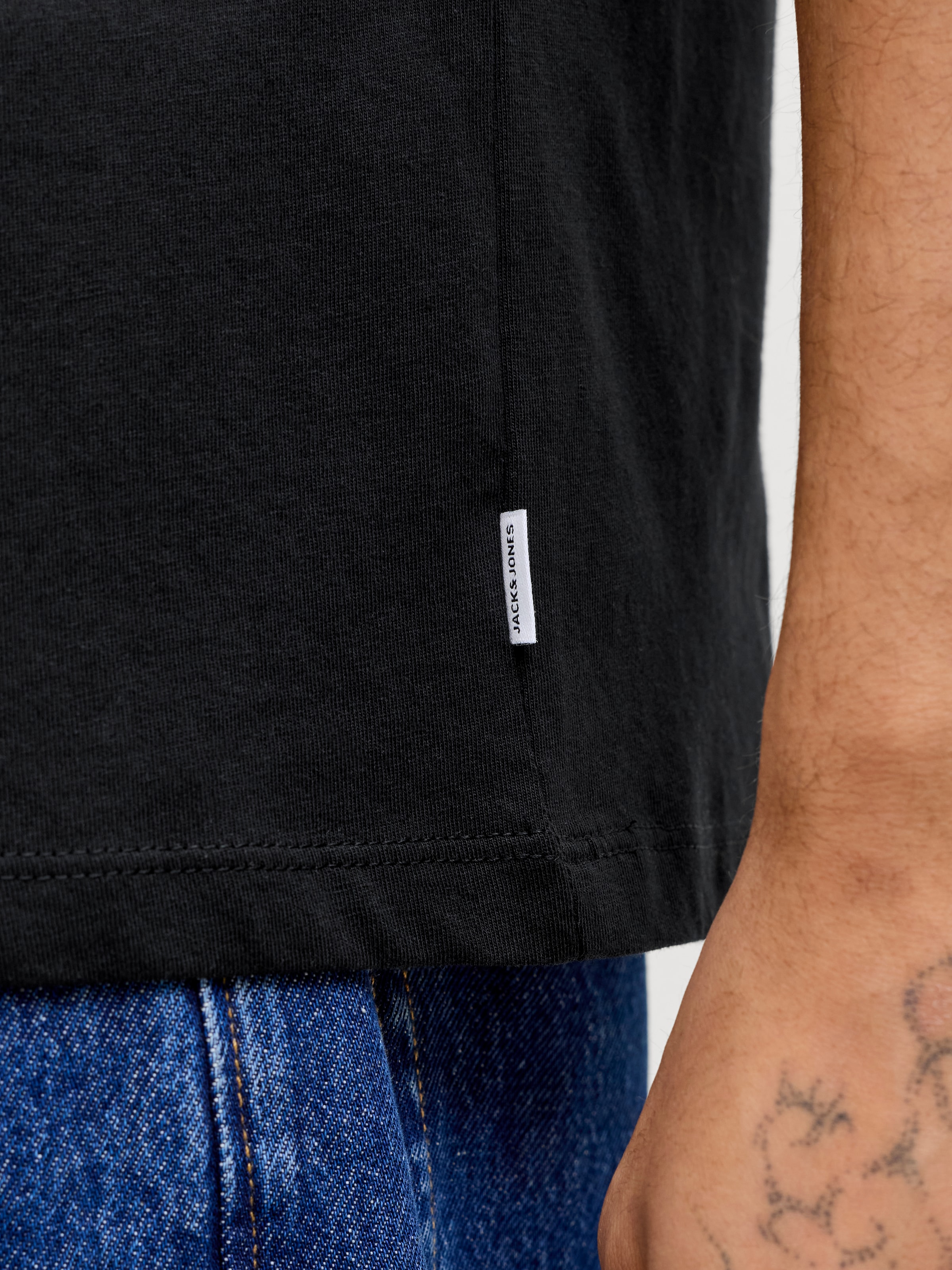 Jack & Jones Kurzarmshirt »JJEORGANIC BASIC TEE SS O-NE 3PK MP NOOS«