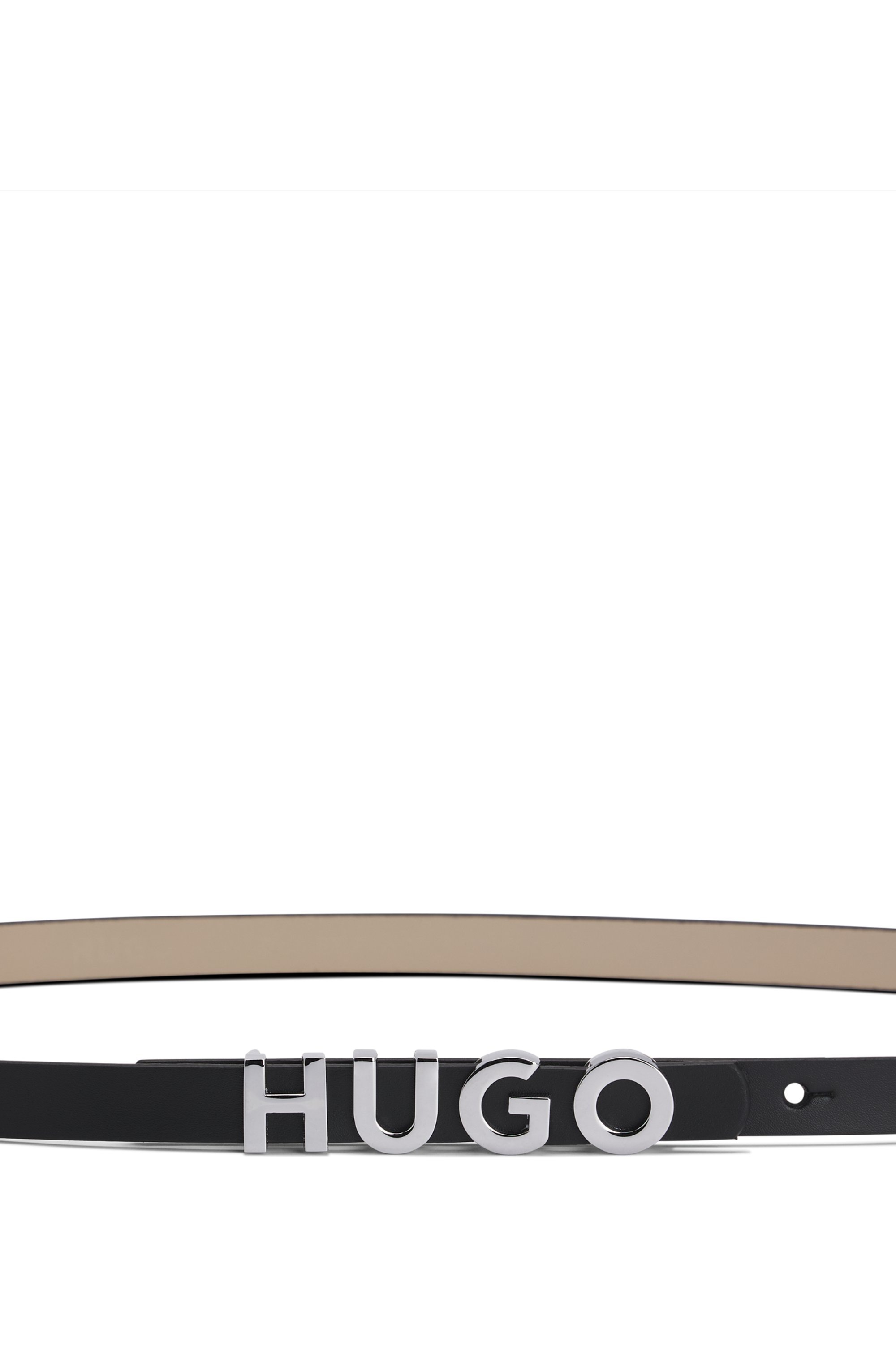 HUGO Ledergürtel »Zula Belt 1,5cm«, Verschluss im HUGO Schriftzug