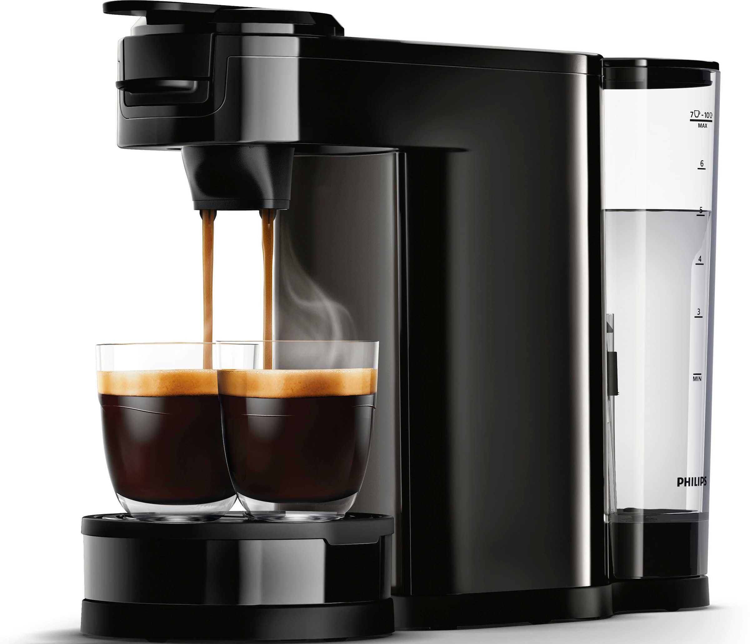 1 € auf Wert UVP Kaffeepadmaschine Raten 9,90 Philips inkl. Kaffeepaddose HD6592/64«, im BAUR Senseo »Switch l Kaffeekanne, | von