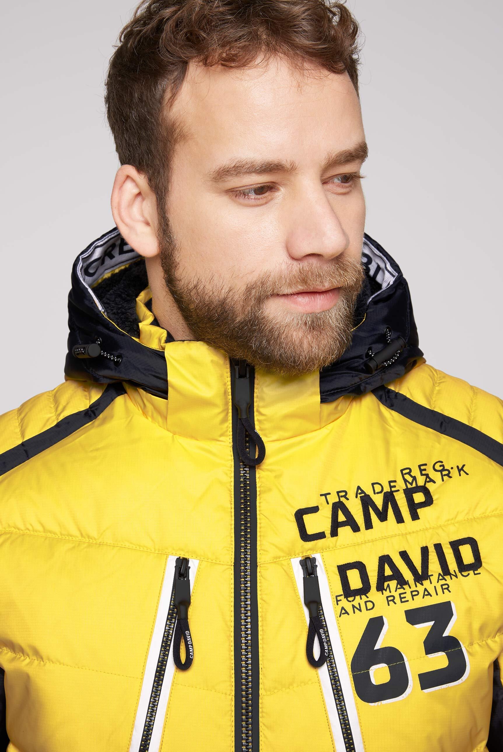 CAMP DAVID Winterjacke, mit Kapuze, mit abtrennbarer Kapuze