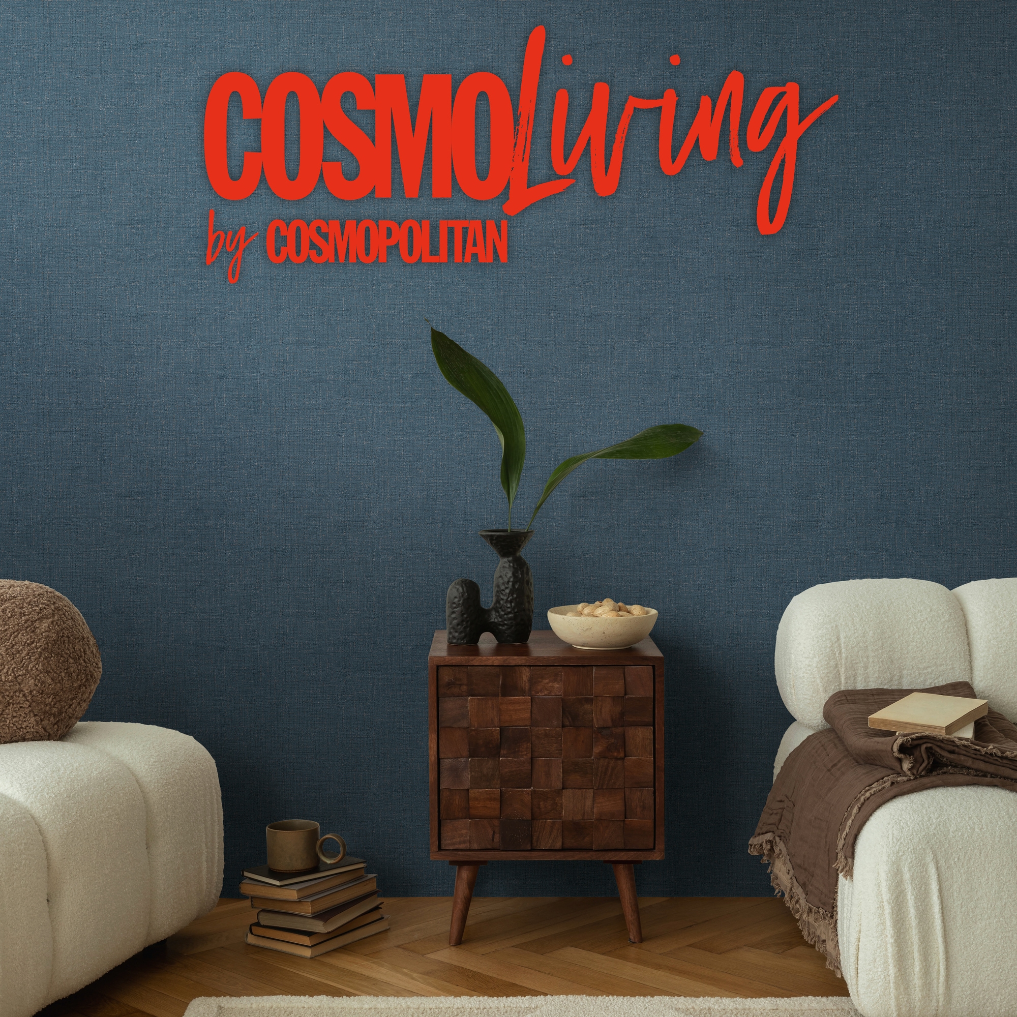 CosmoLiving by Cosmopolitan Vliestapete »Natural Texture – Struktur-Unitapete« matt strukturiert Zeitlose Vliestapete in natürlicher Leinenoptik