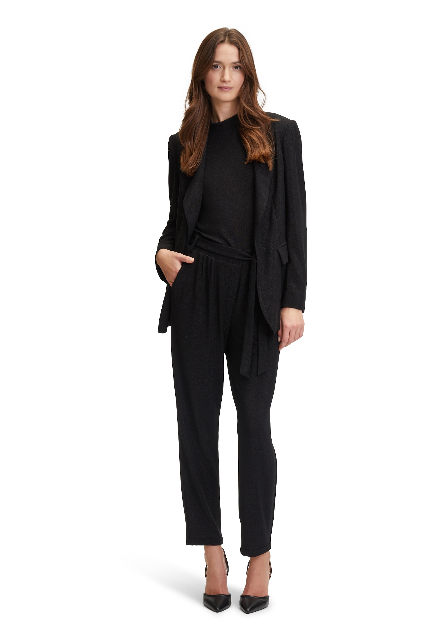 Betty&Co Anzughose »Betty & Co Anzughose mit Lurexfaden«, Material