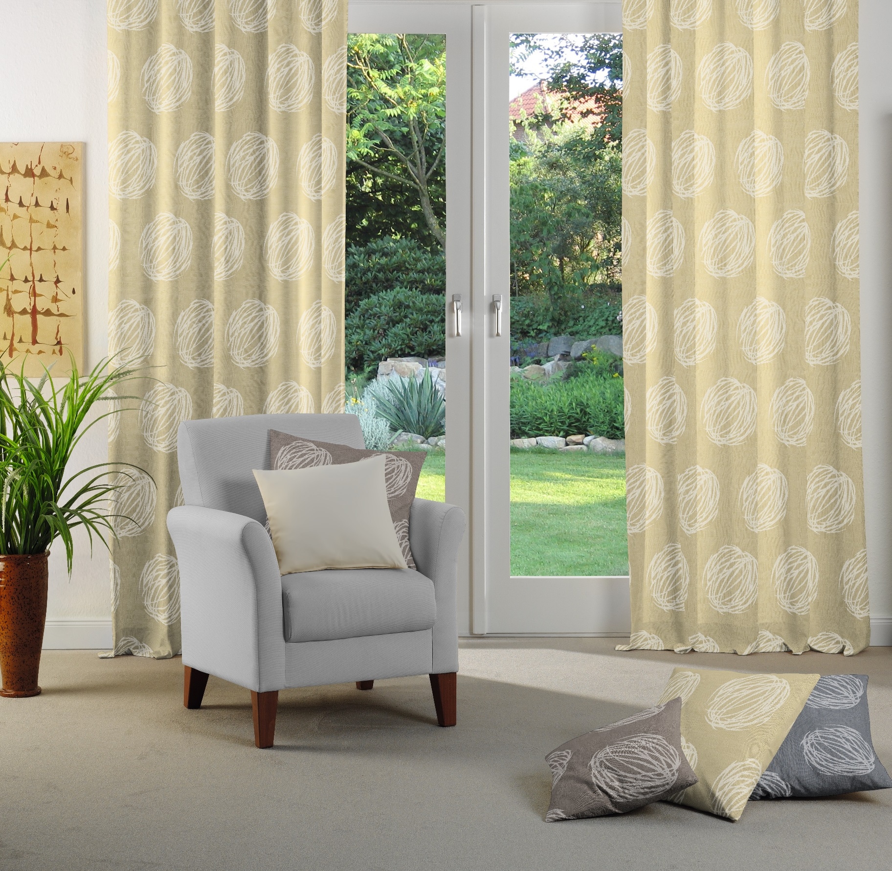 Wirth Vorhang "Kingston" Kräuselband 1 Stk. tlg. günstig online kaufen