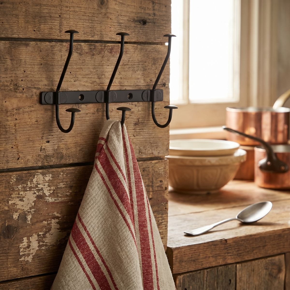 Ambiente Haus Garderobenhaken "Hakenleiste (B) 22cm" Garderobenleiste mit 3 Haken