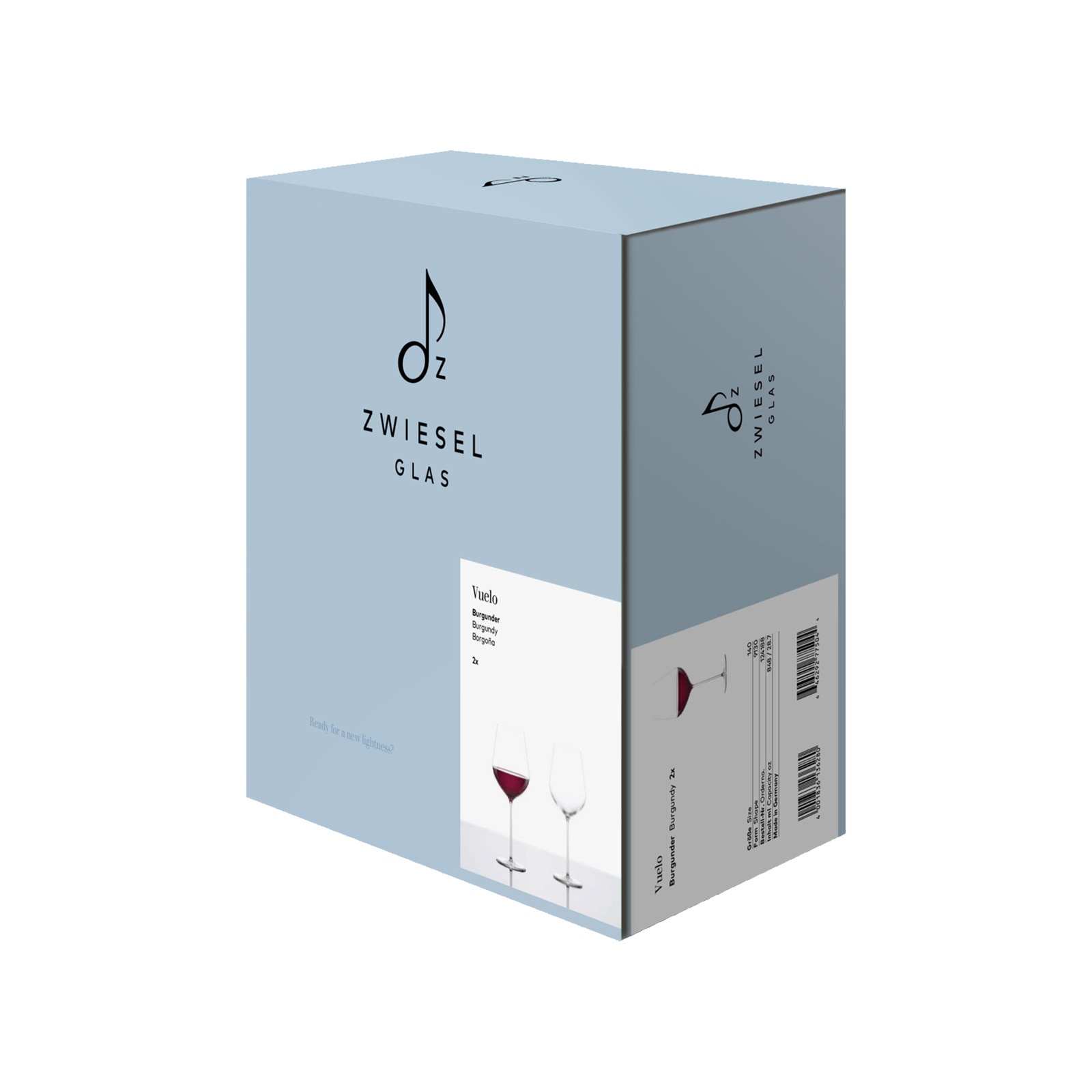 Zwiesel Glas Rotweinglas »Burgunder Rotweingläser VUELO 848 ml 2er Set transparent« Spülmaschinengeeignet