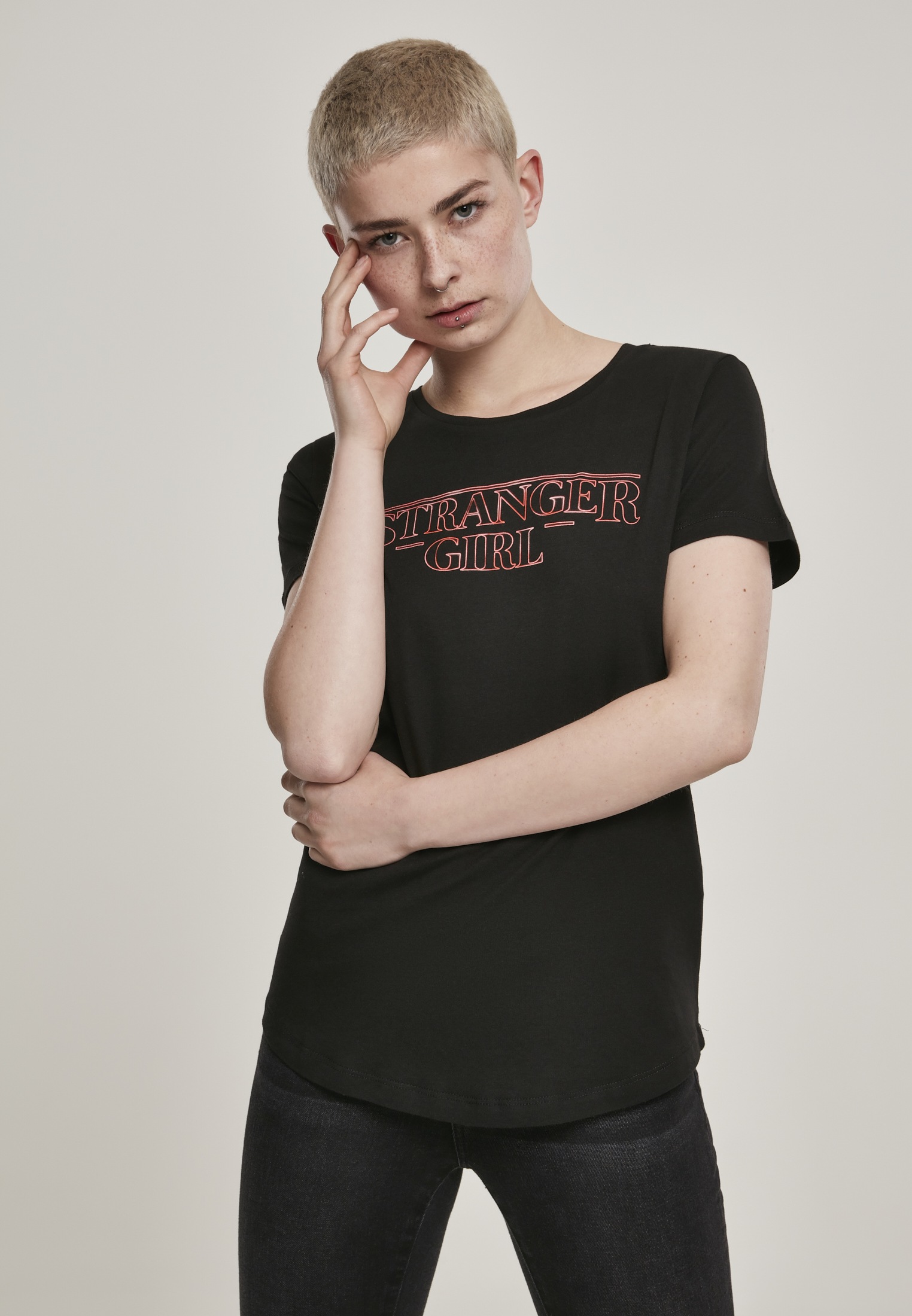 MisterTee Girl ▷ T-Shirt (1 Tee«, | BAUR für Stranger tlg.) »Damen Ladies