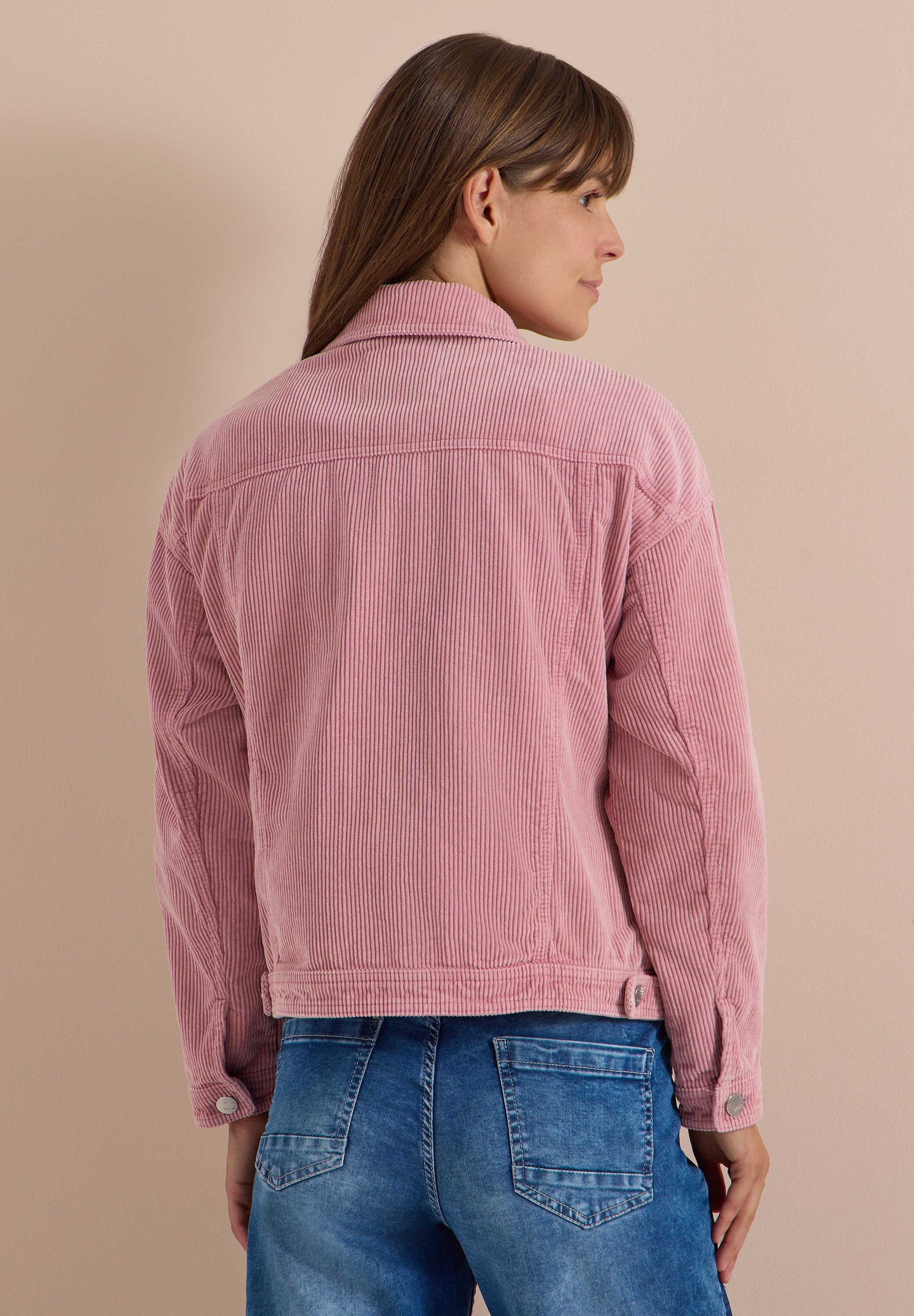 Cecil Cordjacke ohne Kapuze aus reiner Baumwolle