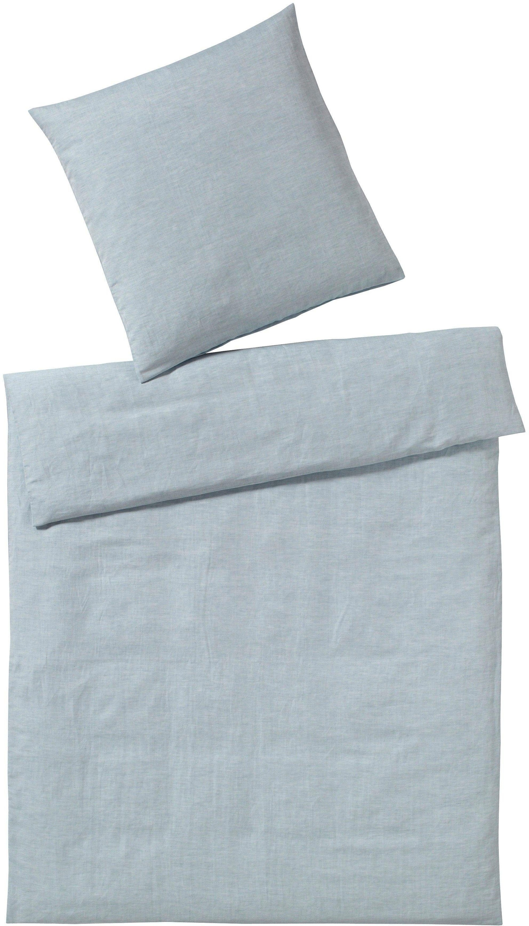 Elegante Bettwäsche "Pure Leinen" 2 Stk. tlg. angenehmes Material günstig online kaufen