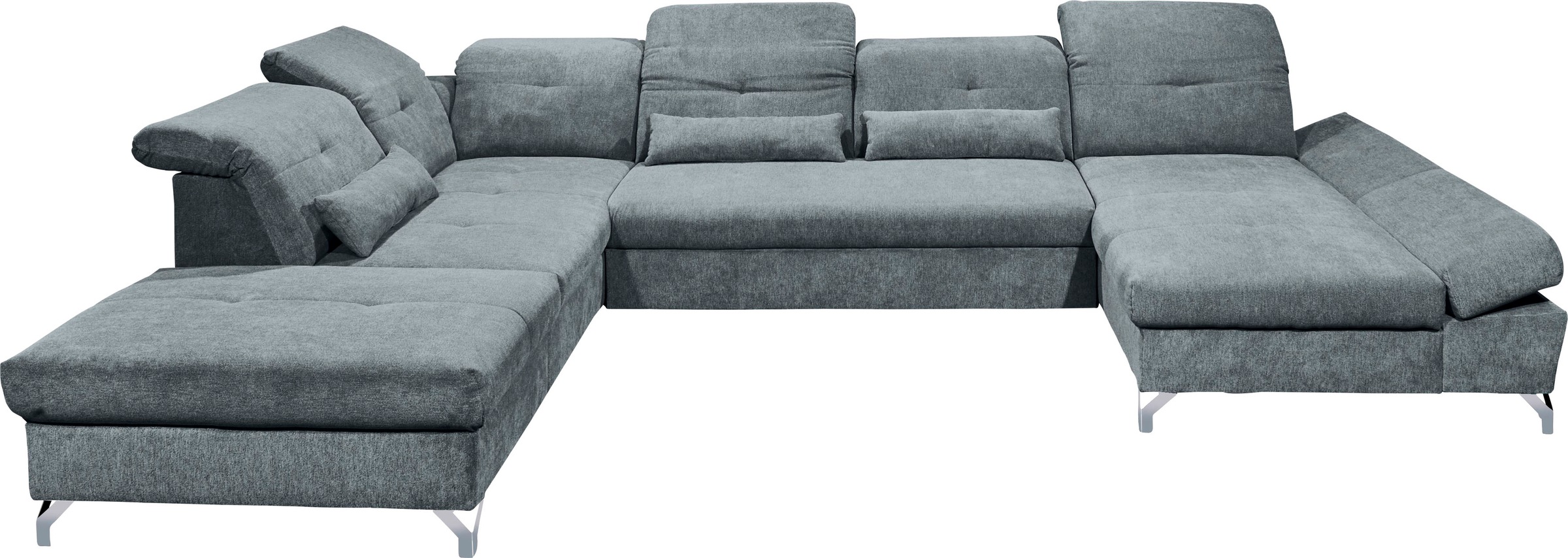 ED EXCITING DESIGN Wohnlandschaft "Melfi U-Form mit Bettfunktion, Bettkaste günstig online kaufen