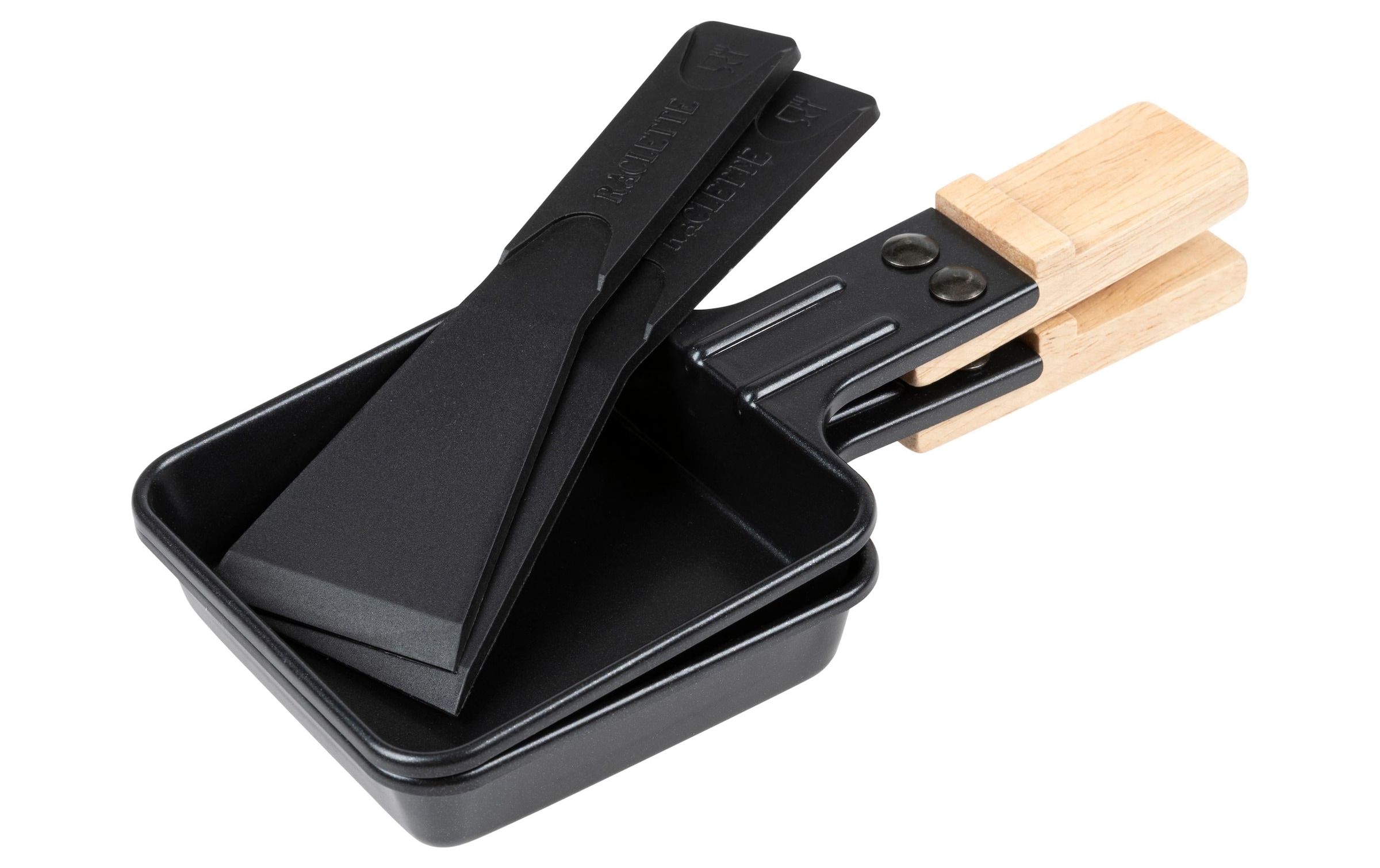 FURBER Raclette »Raclette-Grill 4P Holz/Stein« 650 W