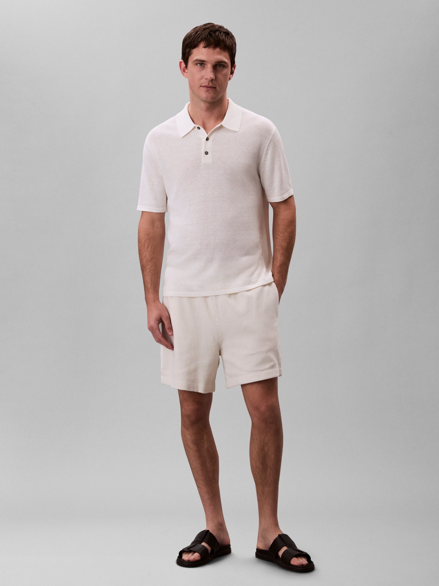 Thumbnail - Calvin Klein Jeans Sweatshorts "HD COTTON WAFFLE SHORT" Mit elastischem Bund