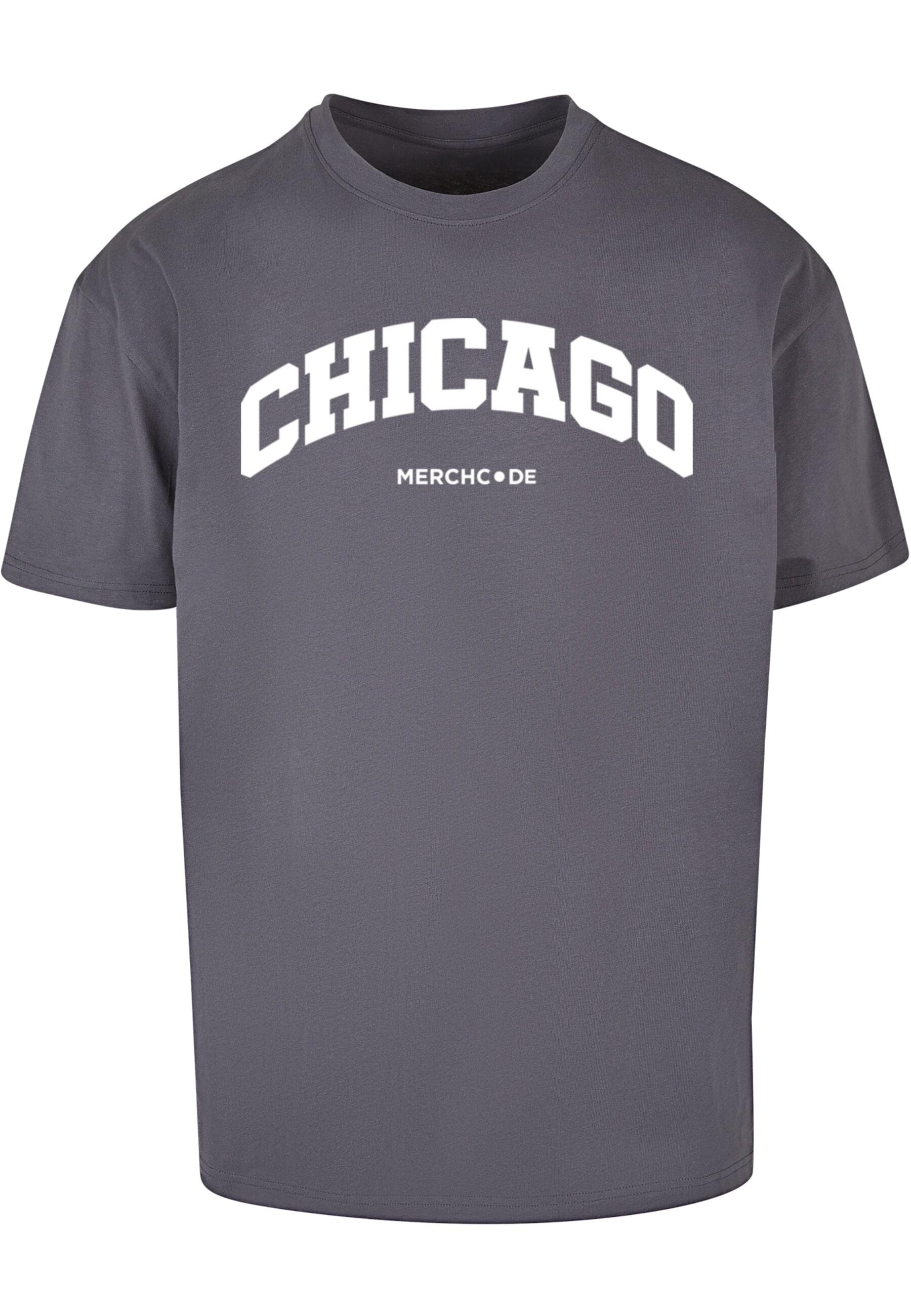 Merchcode T-Shirt "Merchcode Herren Chicago Wording - Heavy Oversize Tee", günstig online kaufen