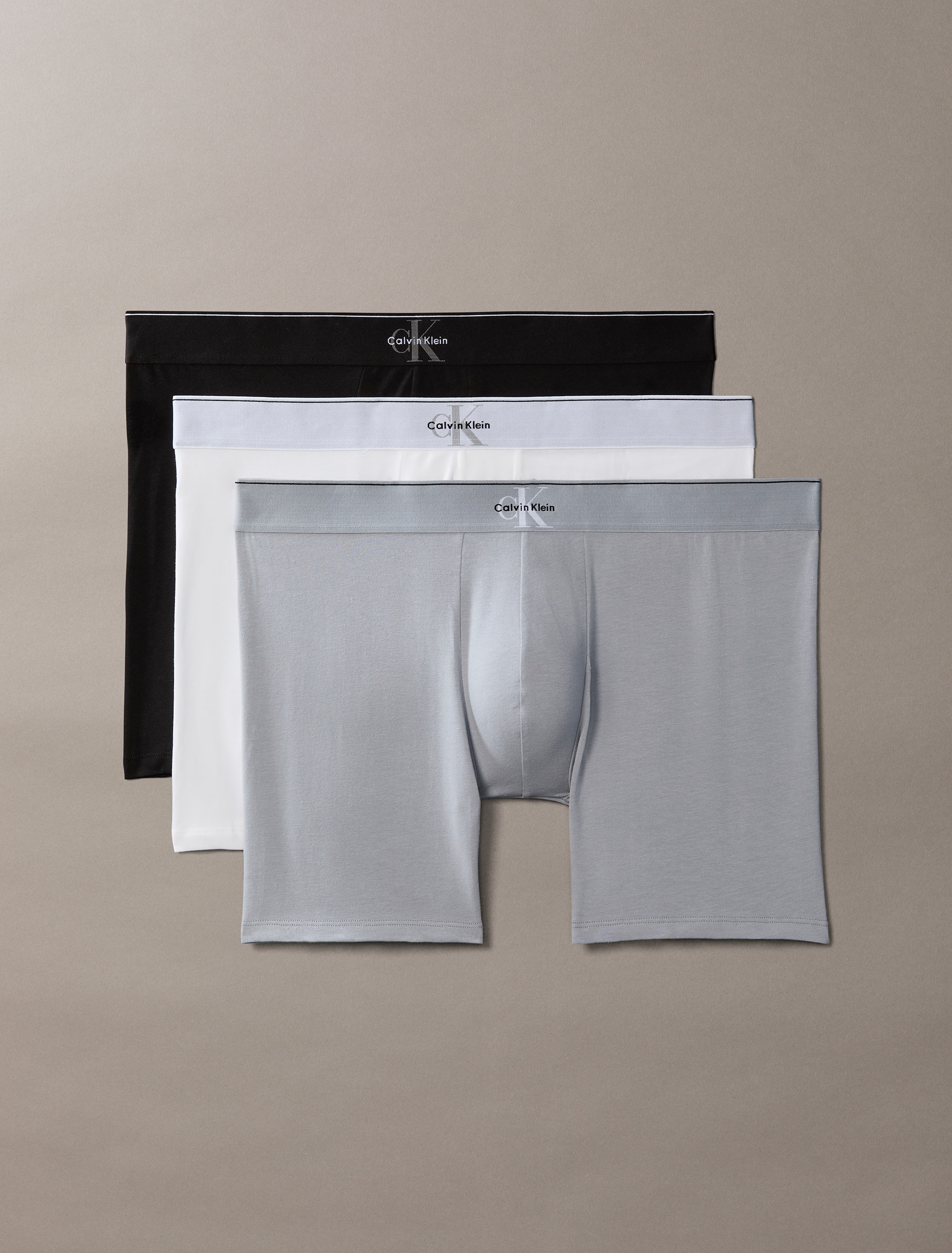 Calvin Klein Underwear Boxershorts "Boxer Brief 3PK" Packung, 3er-Pack, Körpernahe Passform mit elastischem Bund