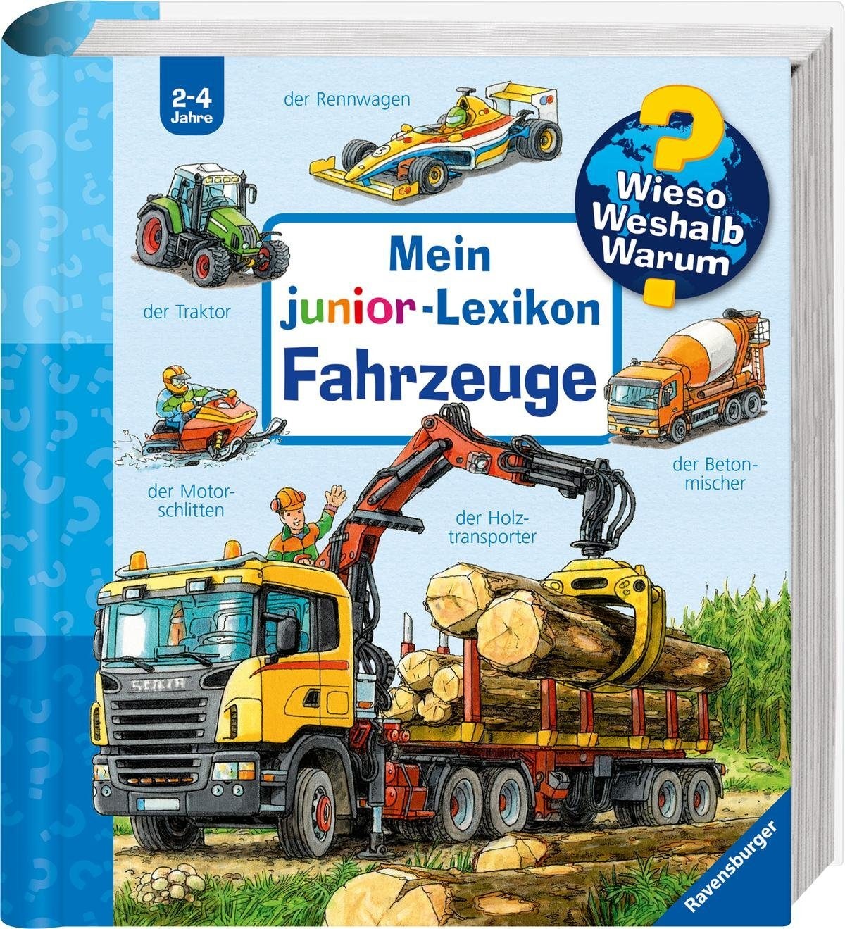 Ravensburger Buch "Mein junior-Lexikon: Fahrzeuge - Wieso? Weshalb? Warum?", Made in Europe; FSC - schützt Wald - weltwe