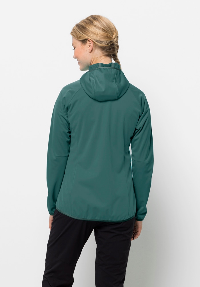 Jack Wolfskin Softshelljacke »GO HIKE SOFTSHELL W«, mit Kapuze