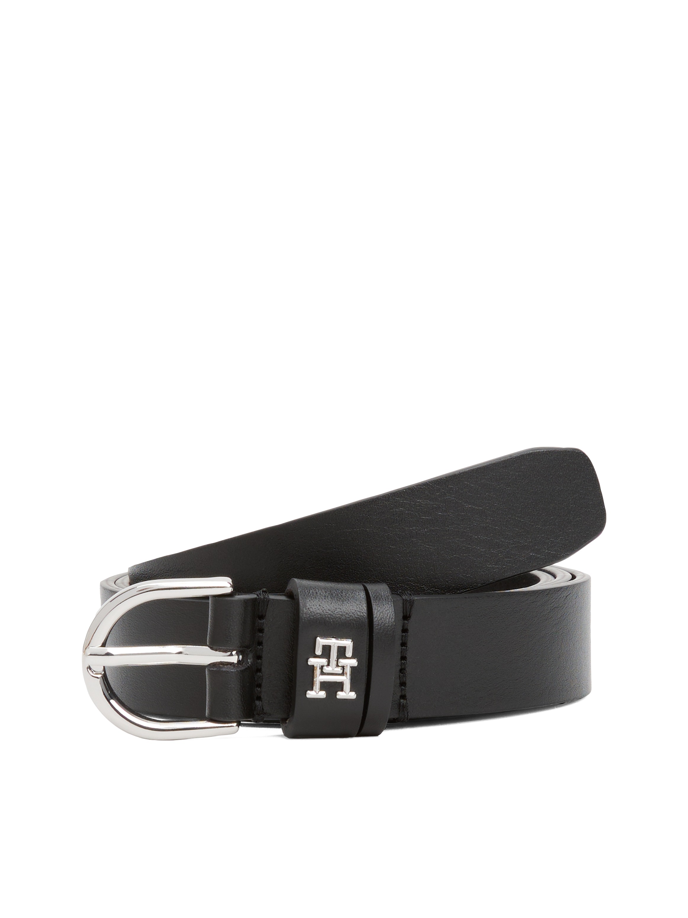 Thumbnail - Tommy Hilfiger Ledergürtel "ESSENTIAL EFFORTLESS 2.5 SV", Einfachdornschließe, Metallemblem