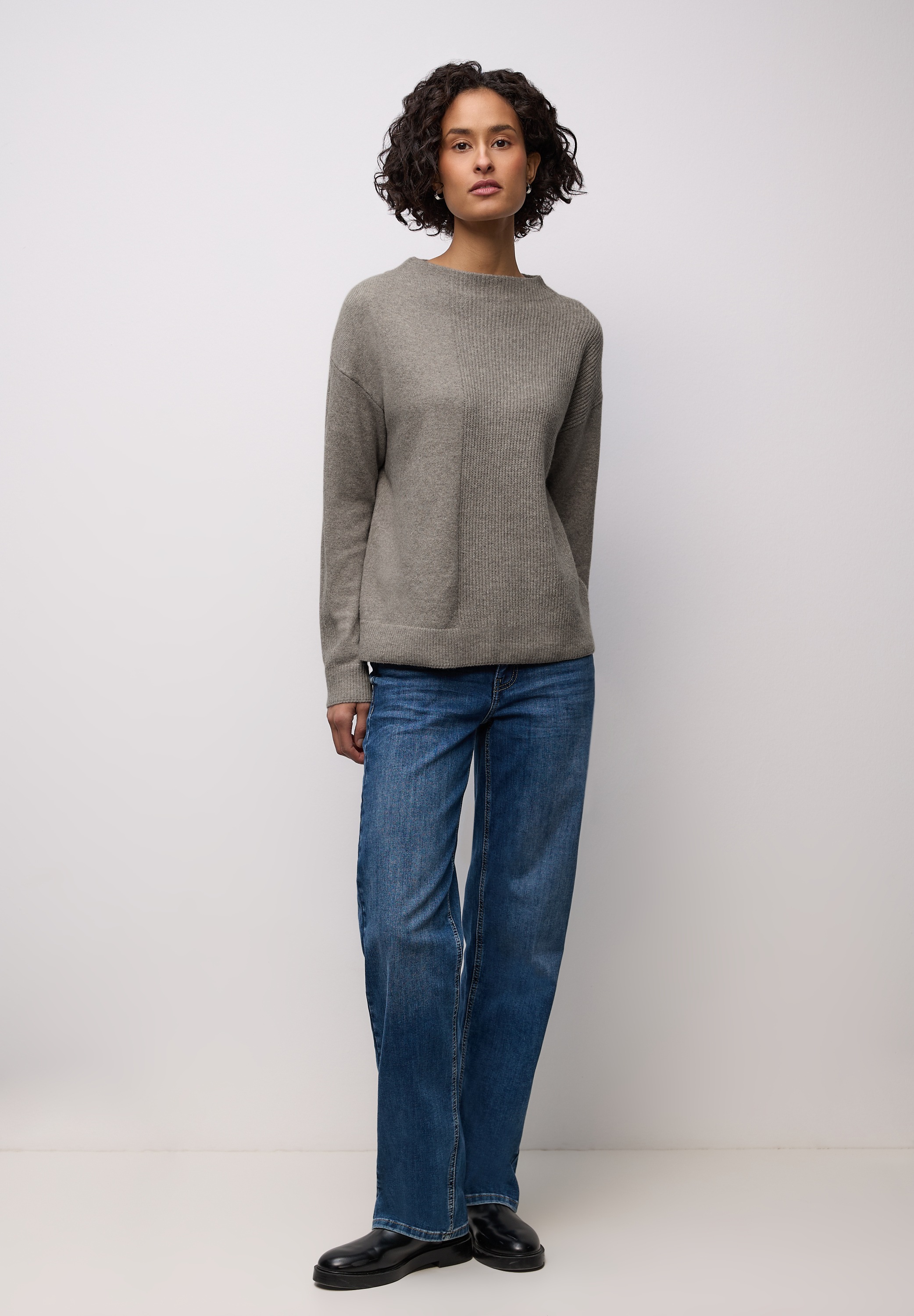 STREET ONE Pullunder aus Baumwolle mit Stretchanteil