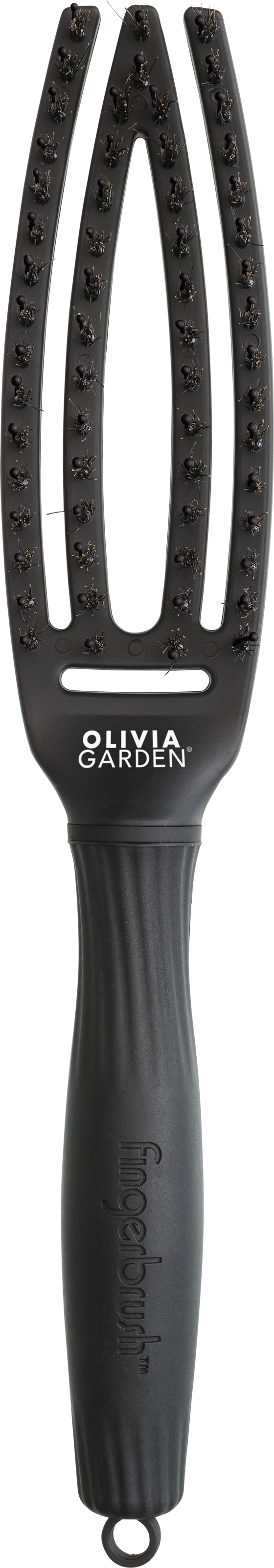 OLIVIA GARDEN Haarentwirrbürste »Fingerbrush Combo M«, Wildschwein-/Nylonborsten