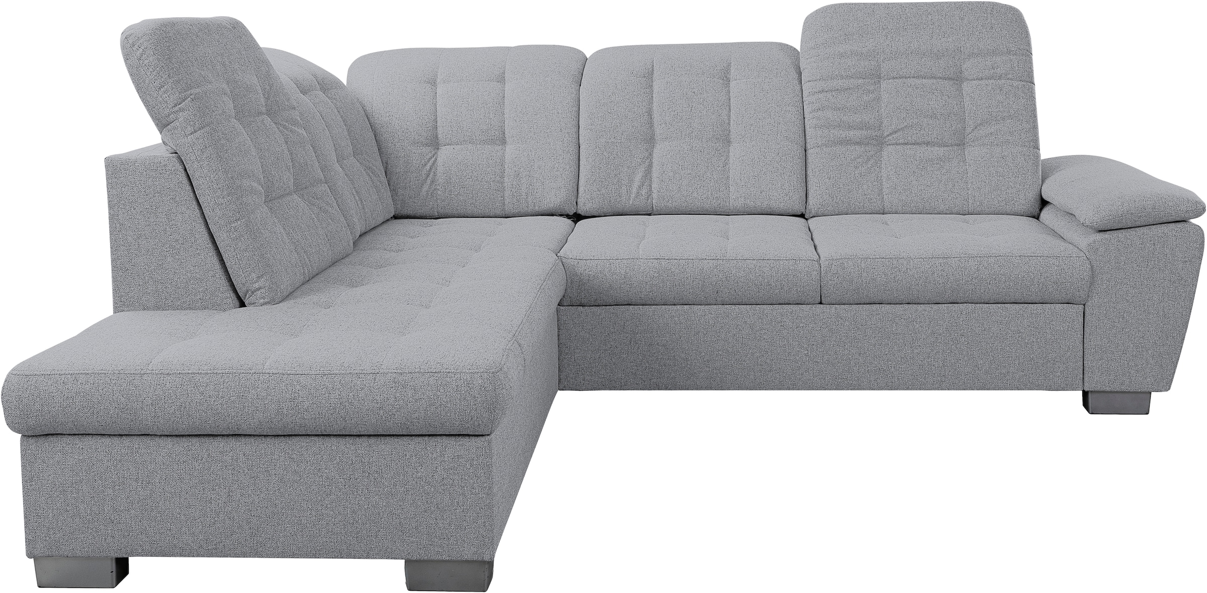 WERK2 Ecksofa "Bonny inkl. Kopfteilverstellung, Bettfunktion, Stauraum, L-F günstig online kaufen