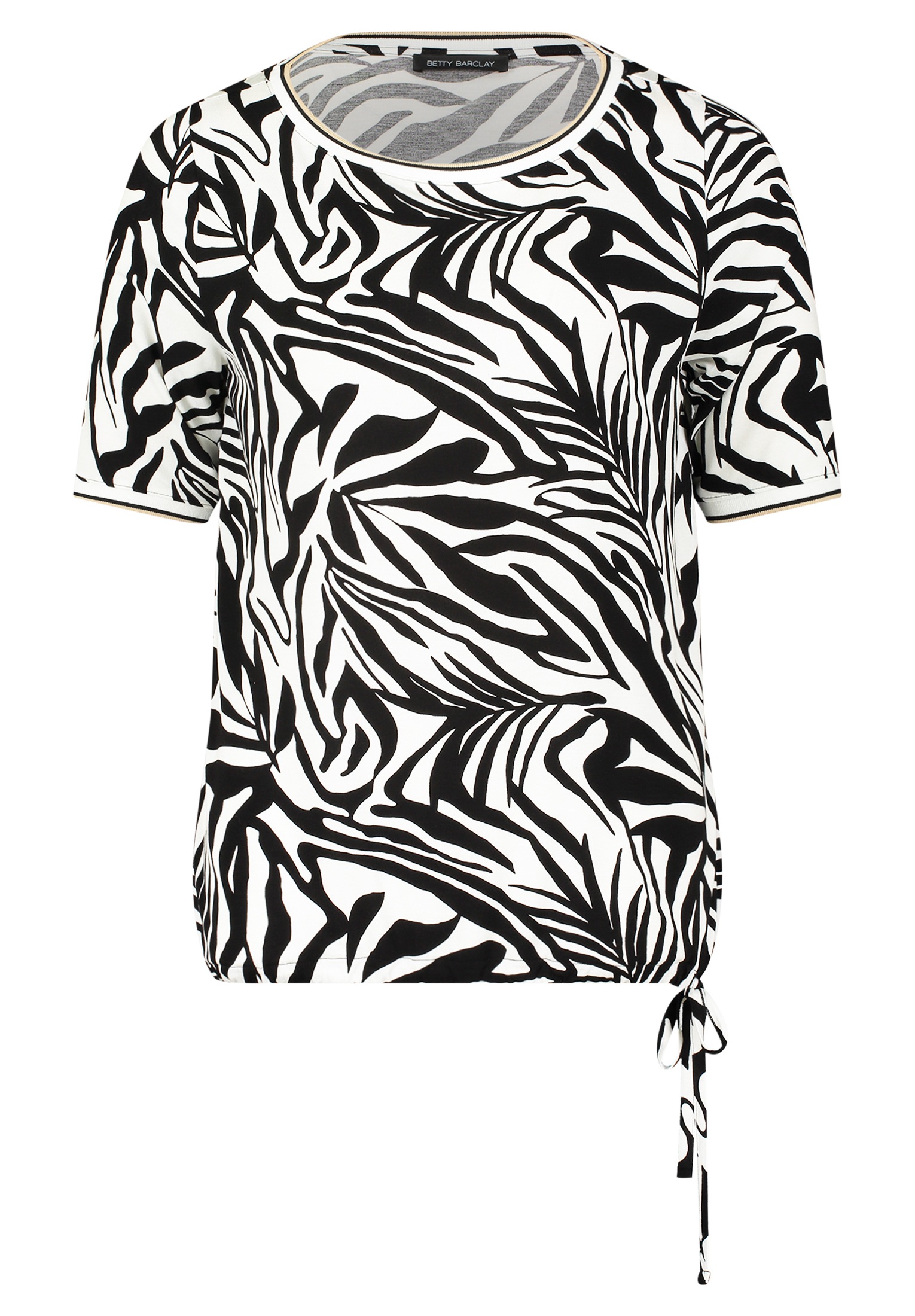 Betty Barclay Kurzarmshirt "Betty Barclay Damen Casual-Shirt mit Tunnelzug" günstig online kaufen