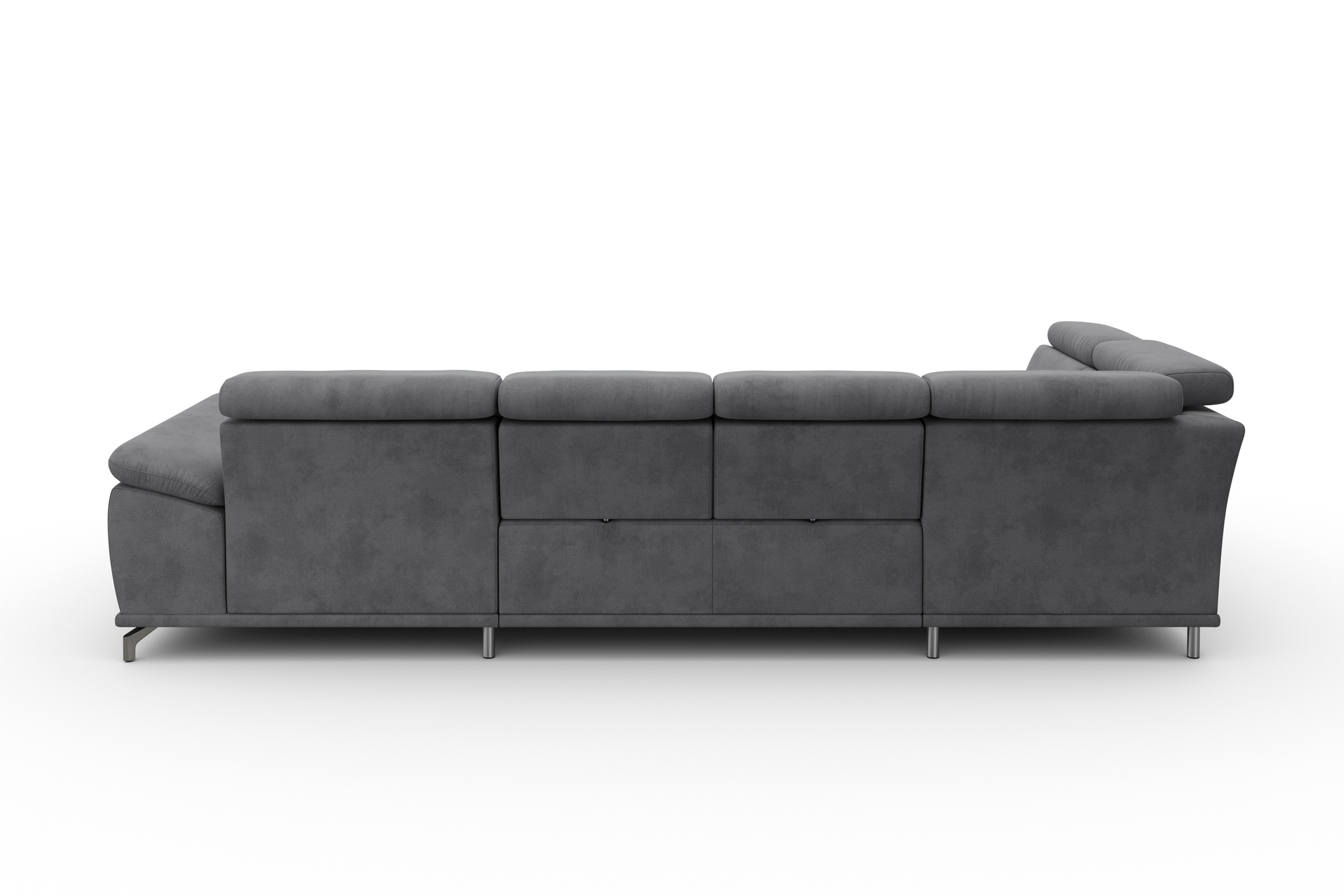 sit&more Wohnlandschaft »Cabrio U-Form, mit Sitztiefenverstellung, Arm- und Kopfteilverstellung«, 3 Nierenkissen, Federkern, optional Bettfunktion und Stauraum