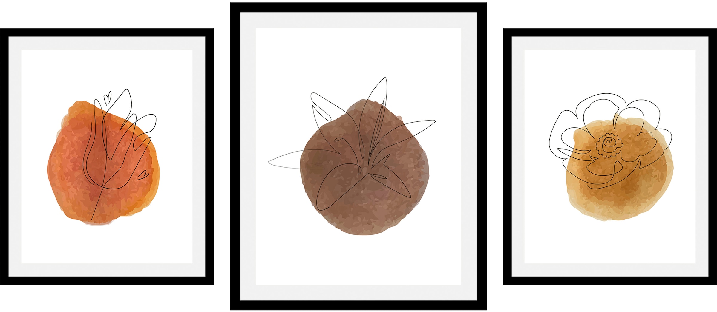queence Bild "Set Hazel", (1 St.), gerahmt günstig online kaufen