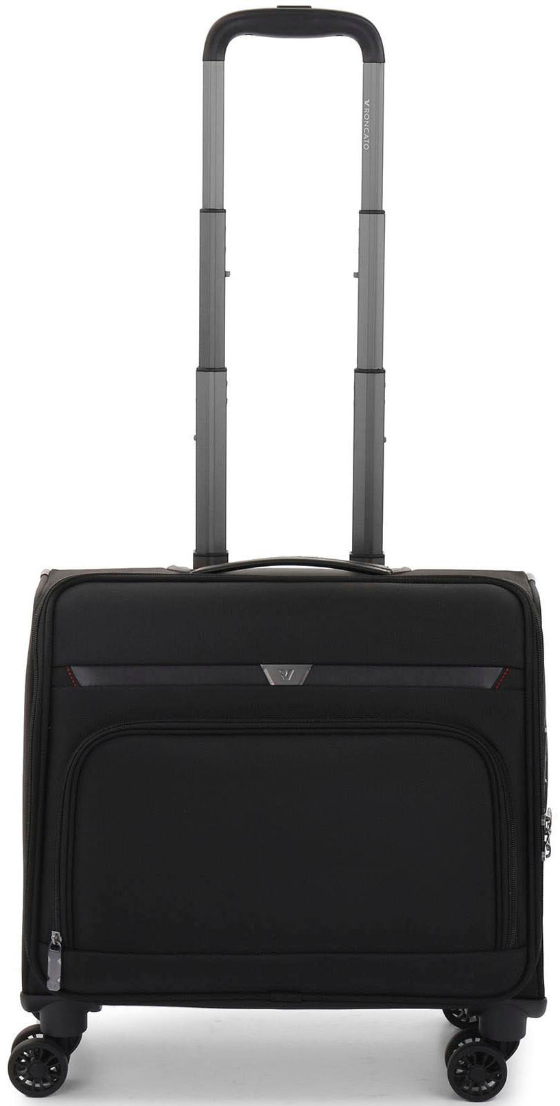 RONCATO Business-Trolley "BIZ 4.0 Business-Trolley, 4R (PC15.6"/TABLET), schwarz", 4 St. Rollen, Handgepäck-Koffer mit L