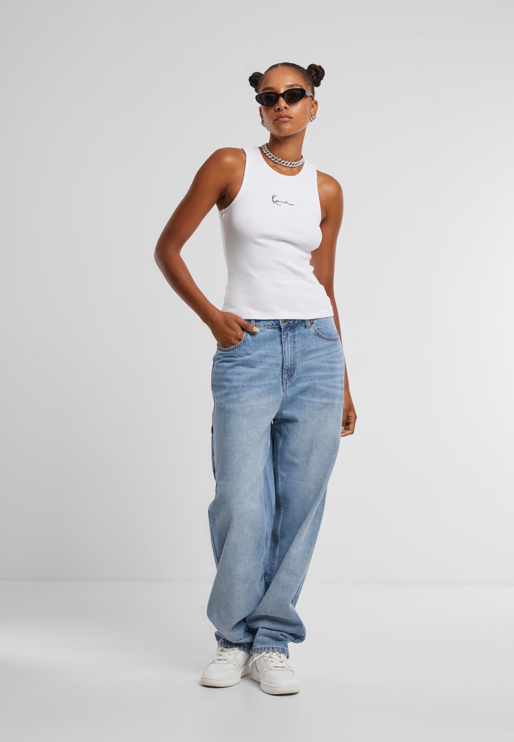 Karl Kani Muskelshirt »Karl Kani Karl Kani Small Signature Racer Rib Top«, (1 tlg.)