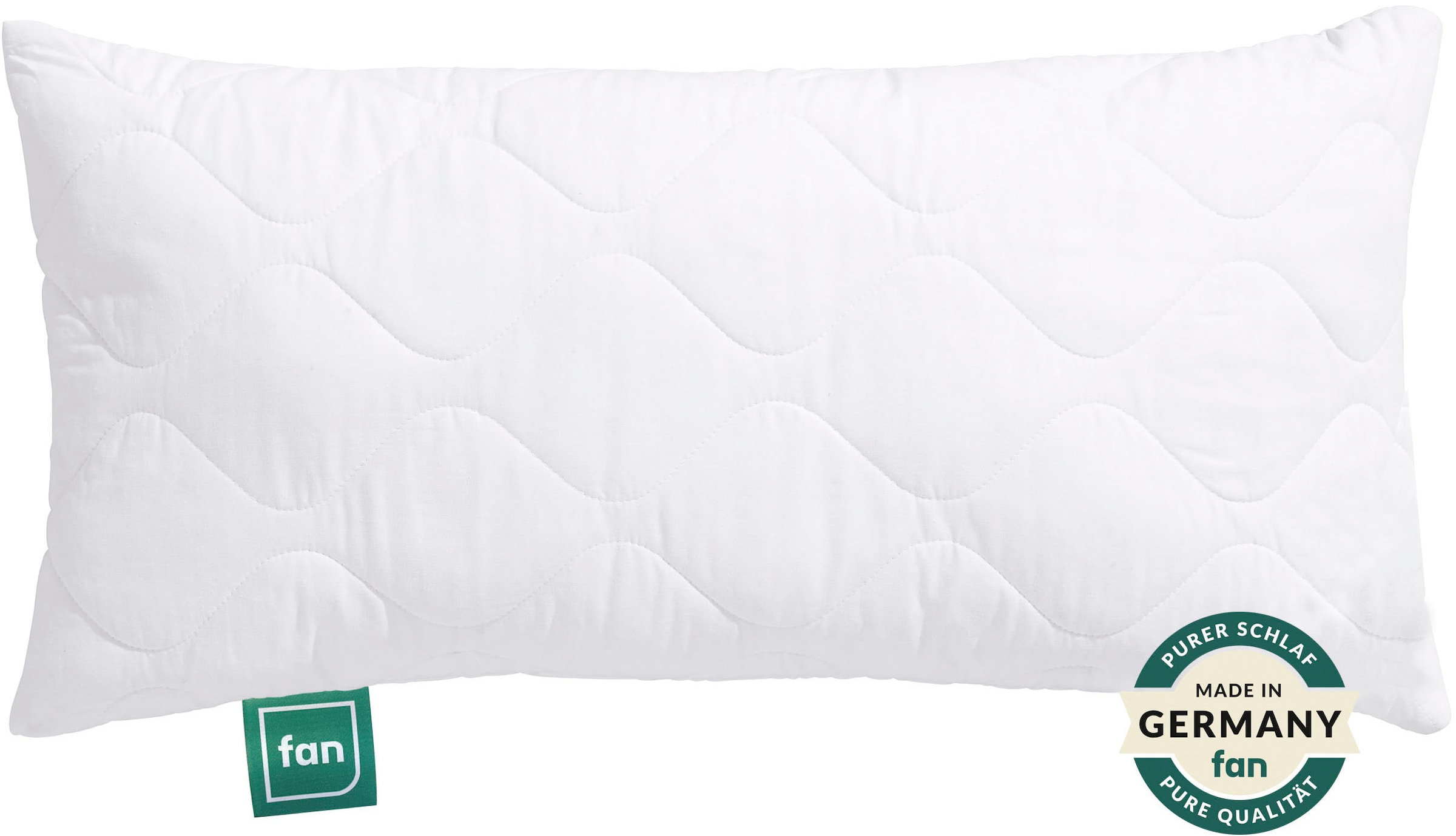 fan Microfaserkissen "Kansas, mit Baumwollbezug und Reißverschluss" Füllung günstig online kaufen