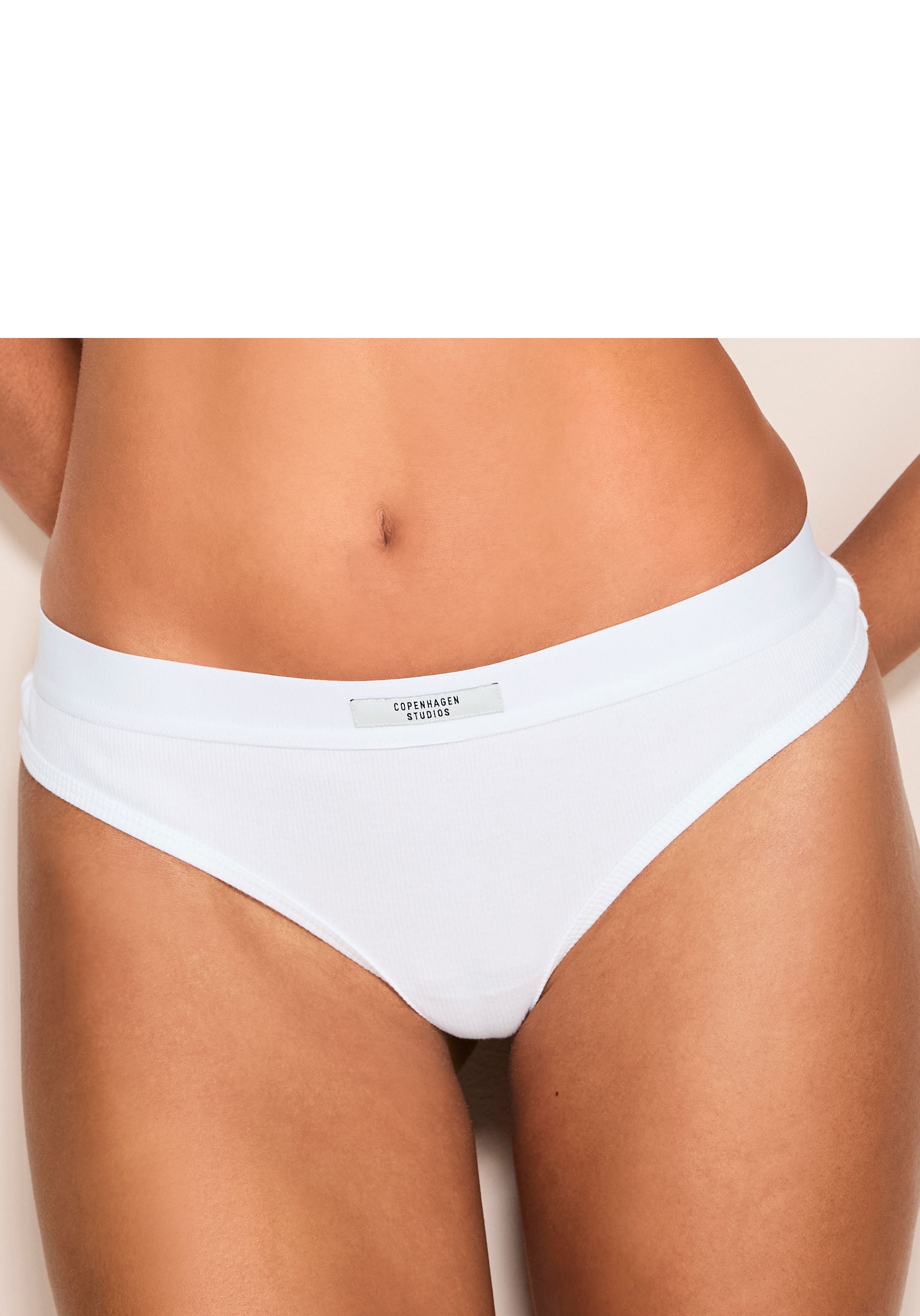 Copenhagen Studios Bikinislip, (2 St., 2er-Set), angenehme Ripp-Qualität