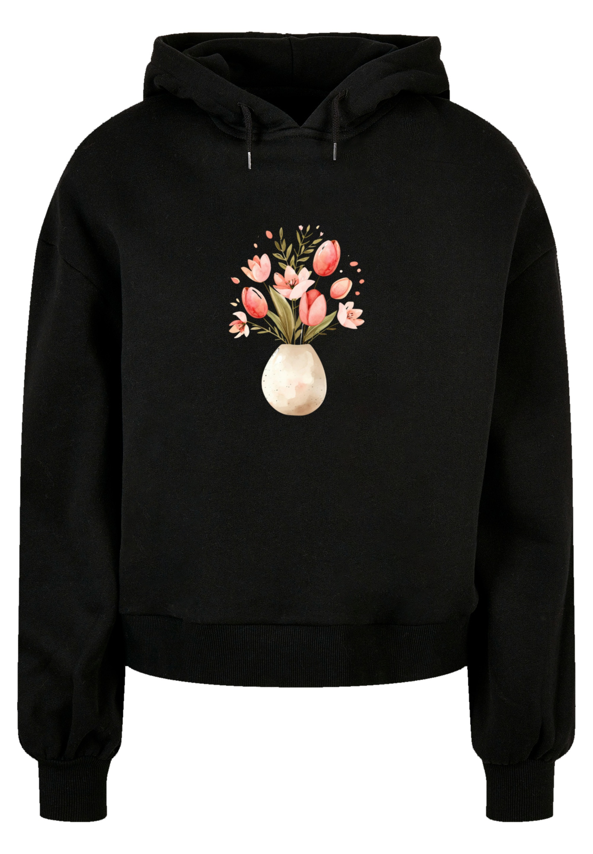 F4NT4STIC Sweatshirt "Rosa Frühlingsblumenstrauß in Vase", Premium Qualität günstig online kaufen