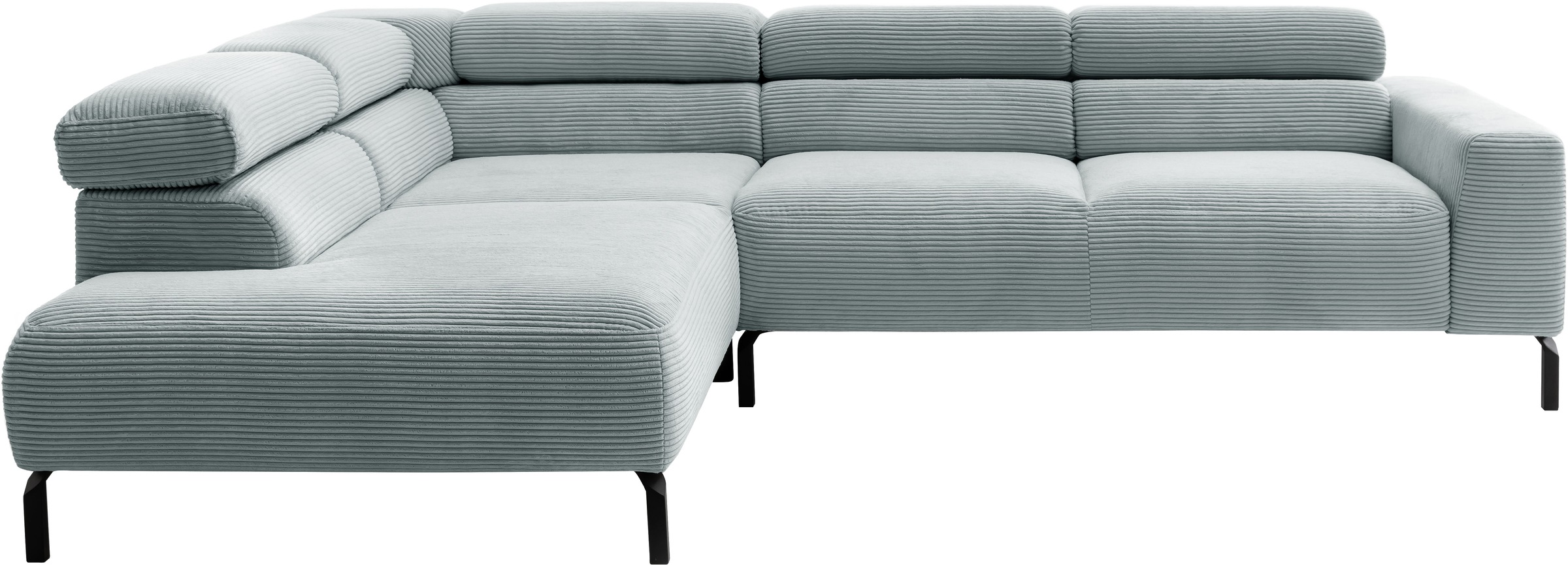 Places of Style Ecksofa "Antonelli, L-Form, inkl. Kopfteilverstellung, Brei günstig online kaufen
