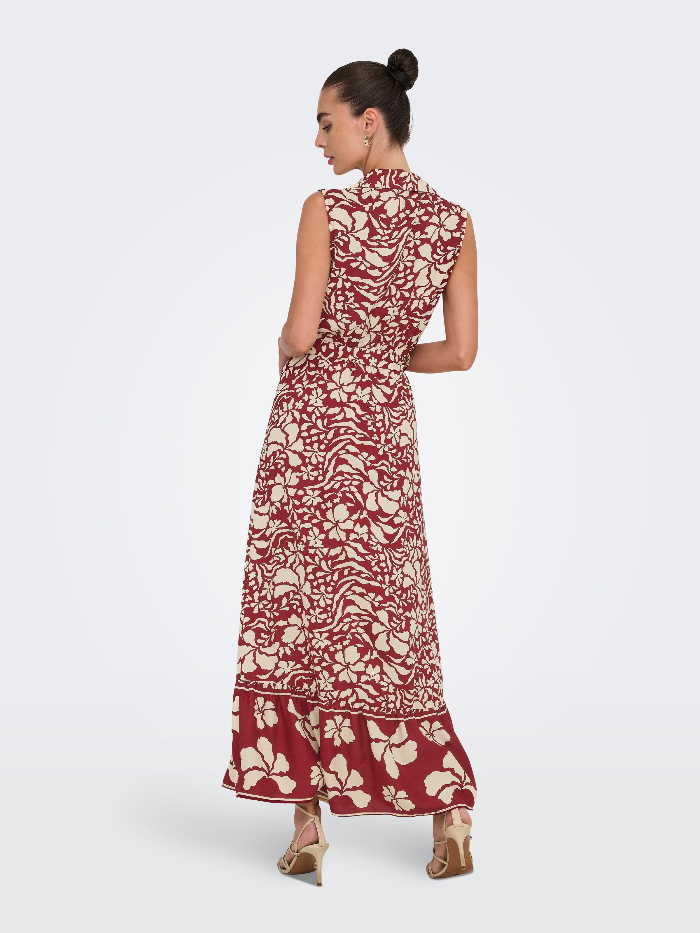 ONLY Maxikleid "ONLVIBE LIFE S/L SHIRT LONG DRESS WVN" günstig online kaufen