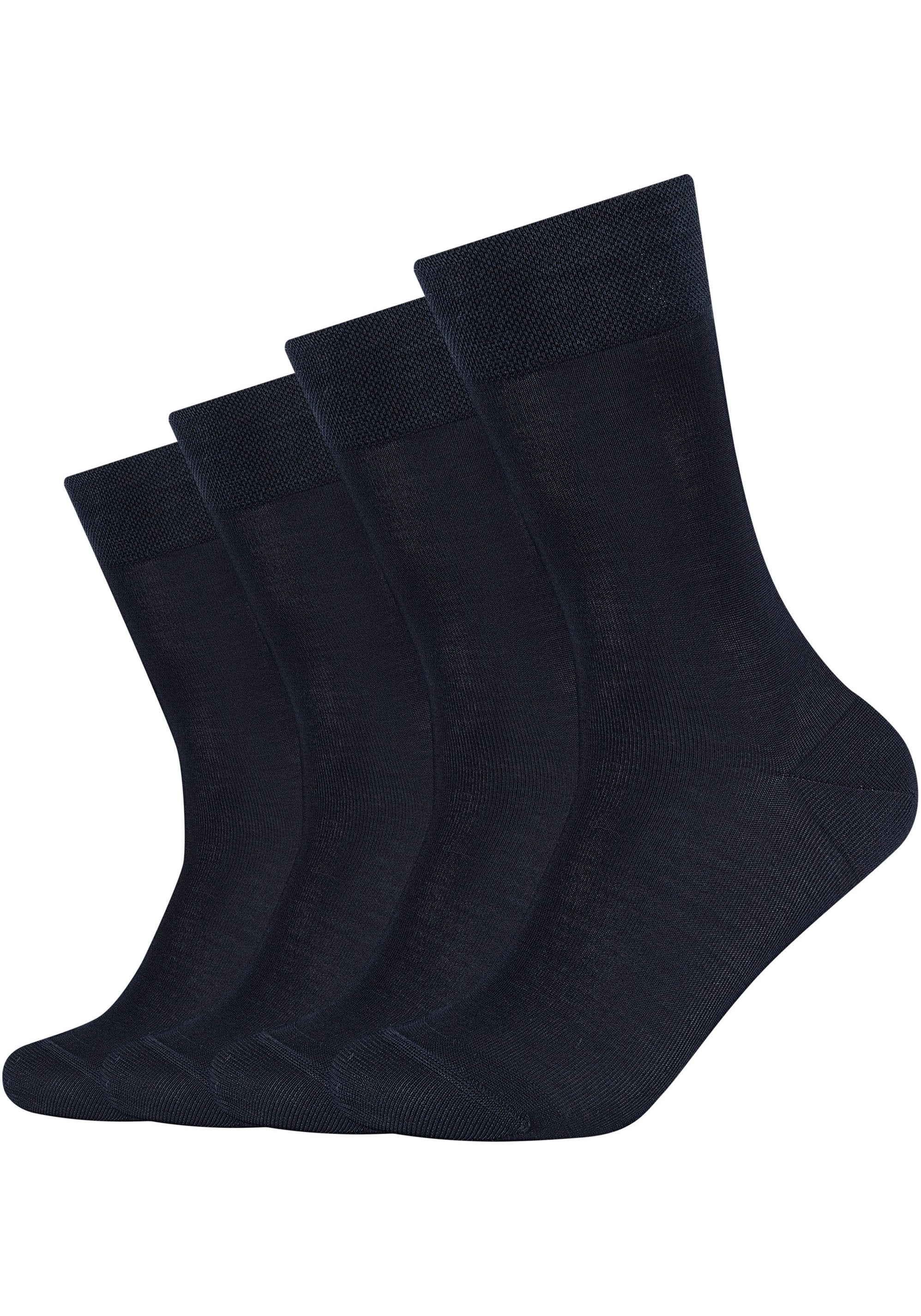 CAMANO Damen Socken "ca-soft", Gr. 43, blau, Baumwolle, Polyamid, unifarben, Socken, mit hoher Verarbeitungsqualität