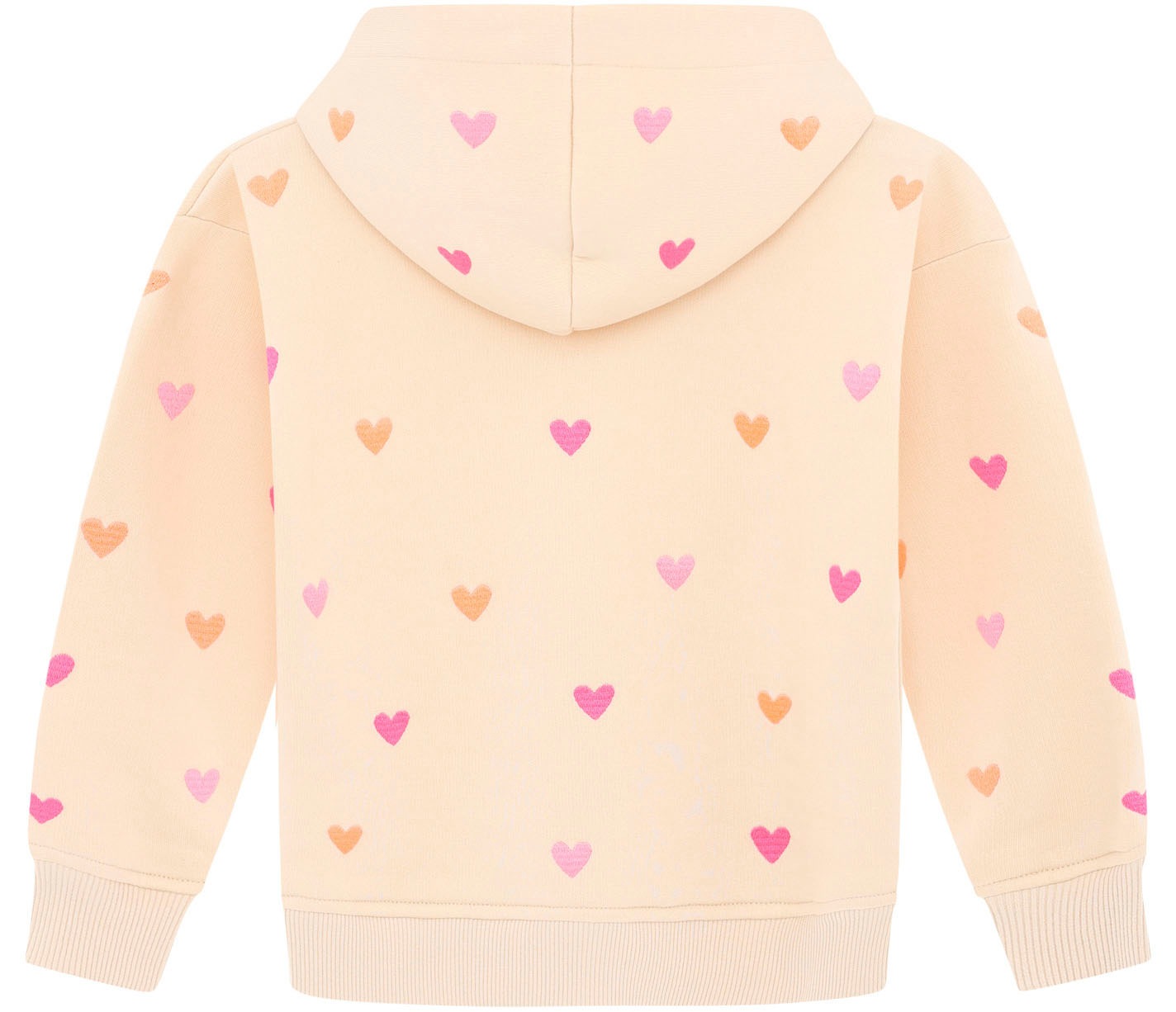 Zwillingsherz Hoodie »"Hearts" Kids«, mit gestickten Herzen allover für Mädchen
