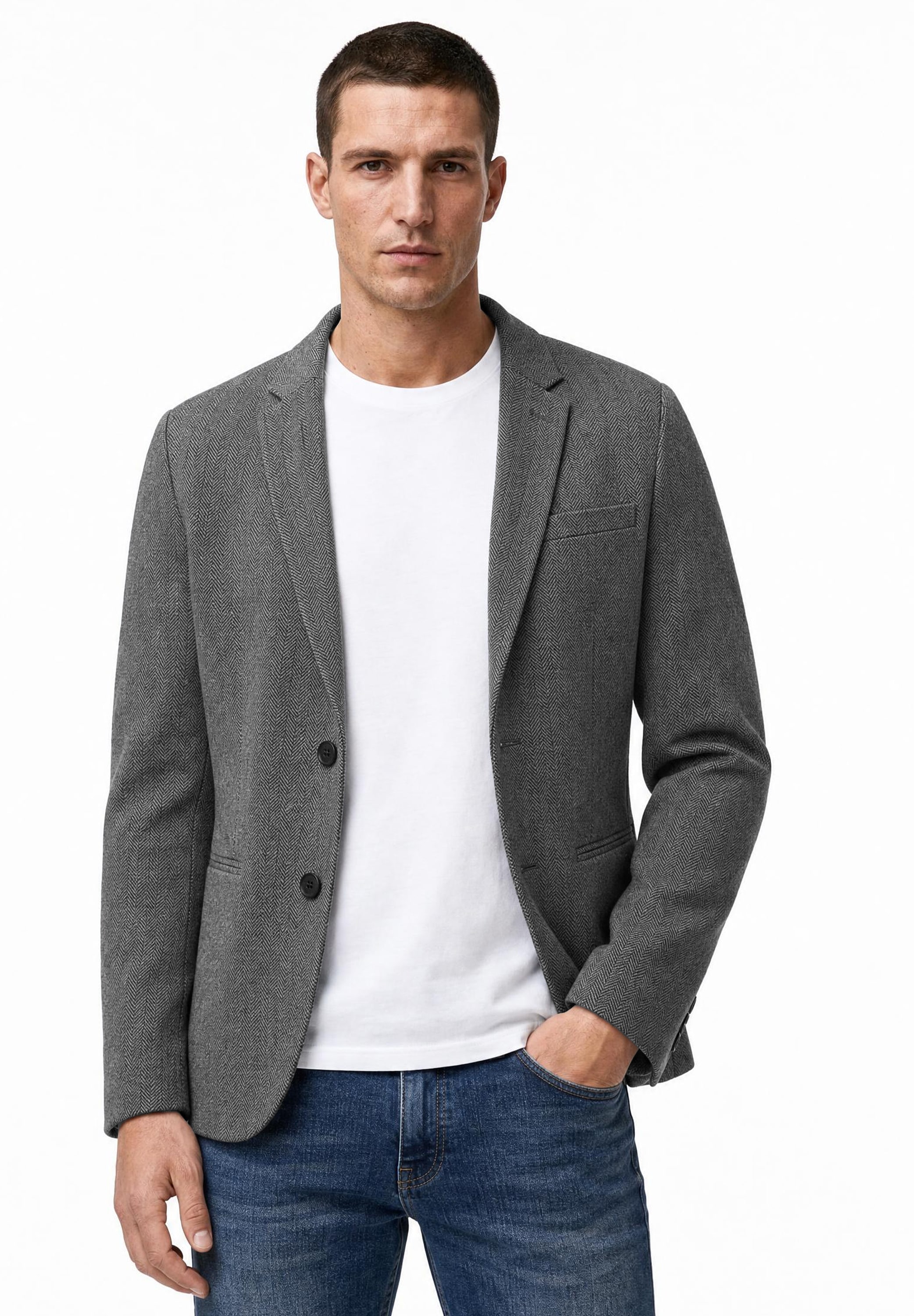 STREET ONE MEN Mit Reverskragen