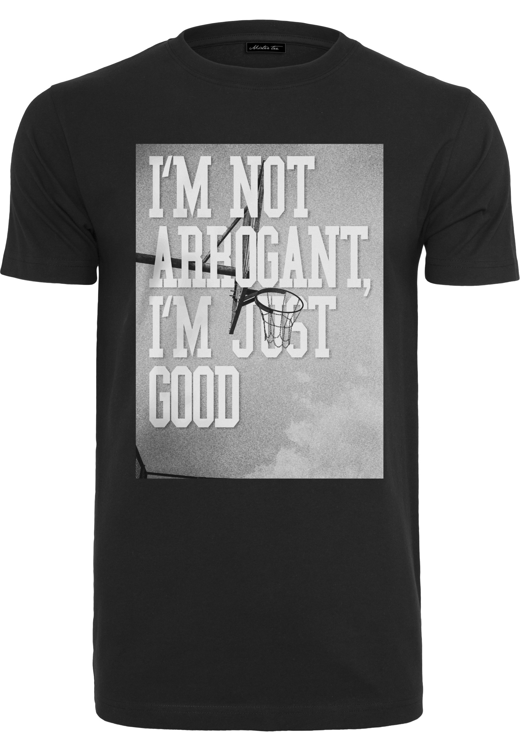 MisterTee T-Shirt "MisterTee Herren Im Not Arrogant Im Just Good Tee" 1 Stk.
