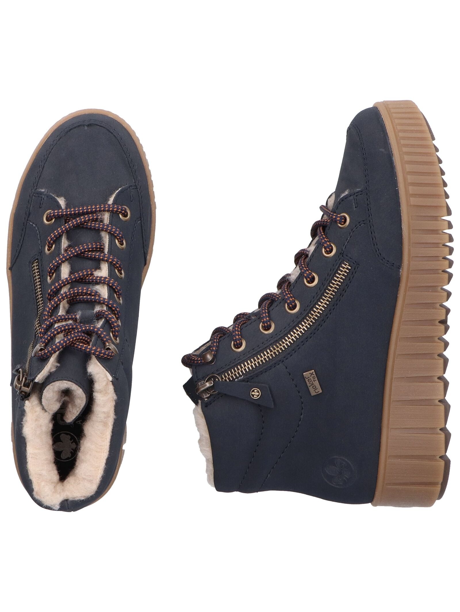 Rieker Schnürstiefelette »Rieker Stiefelette Lederimitat«