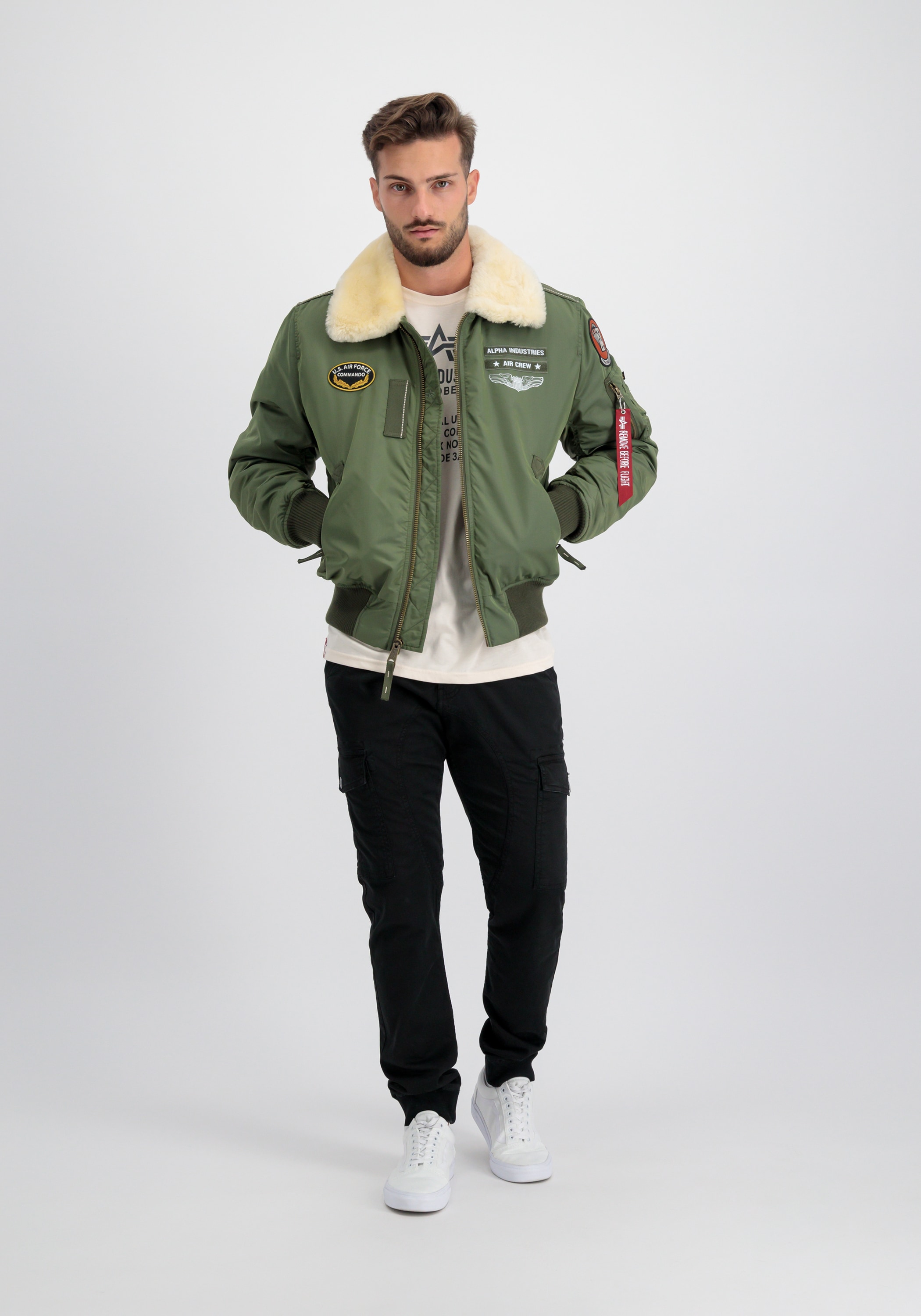 Alpha Industries Bomberjacke »Alpha Industries Men - Bomber Jackets Injector III Air Force«