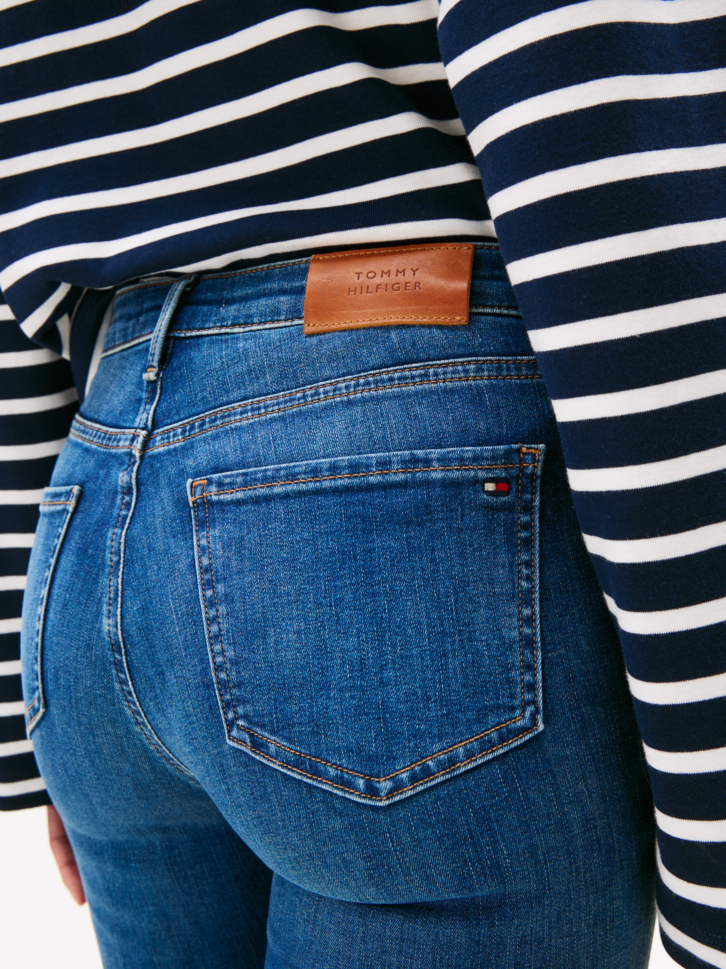 Tommy Hilfiger High-waist-Jeans »DNM FLO WIDE LEG HW«