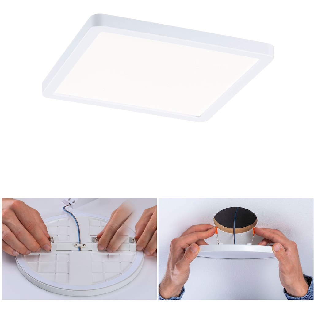 Paulmann LED Bad-Einbauleuchte »Areo«, Schutzart IP44, Gr. 17,5 x 17,5 cm, inkl. LED Leuchtmittel