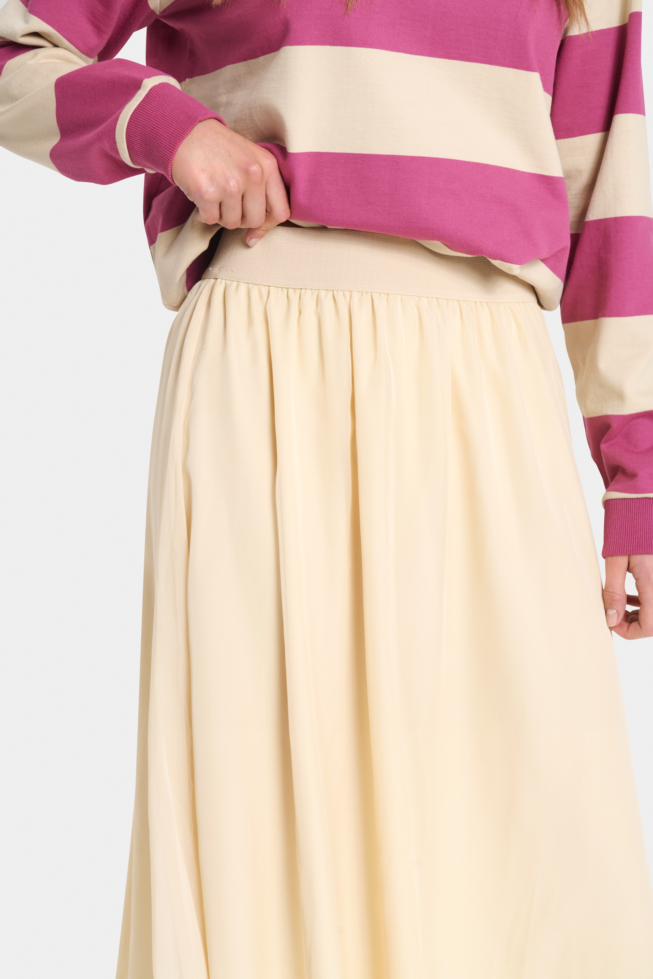 Thumbnail - Saint Tropez Midirock "CoralSZ Skirt" aus Chiffon