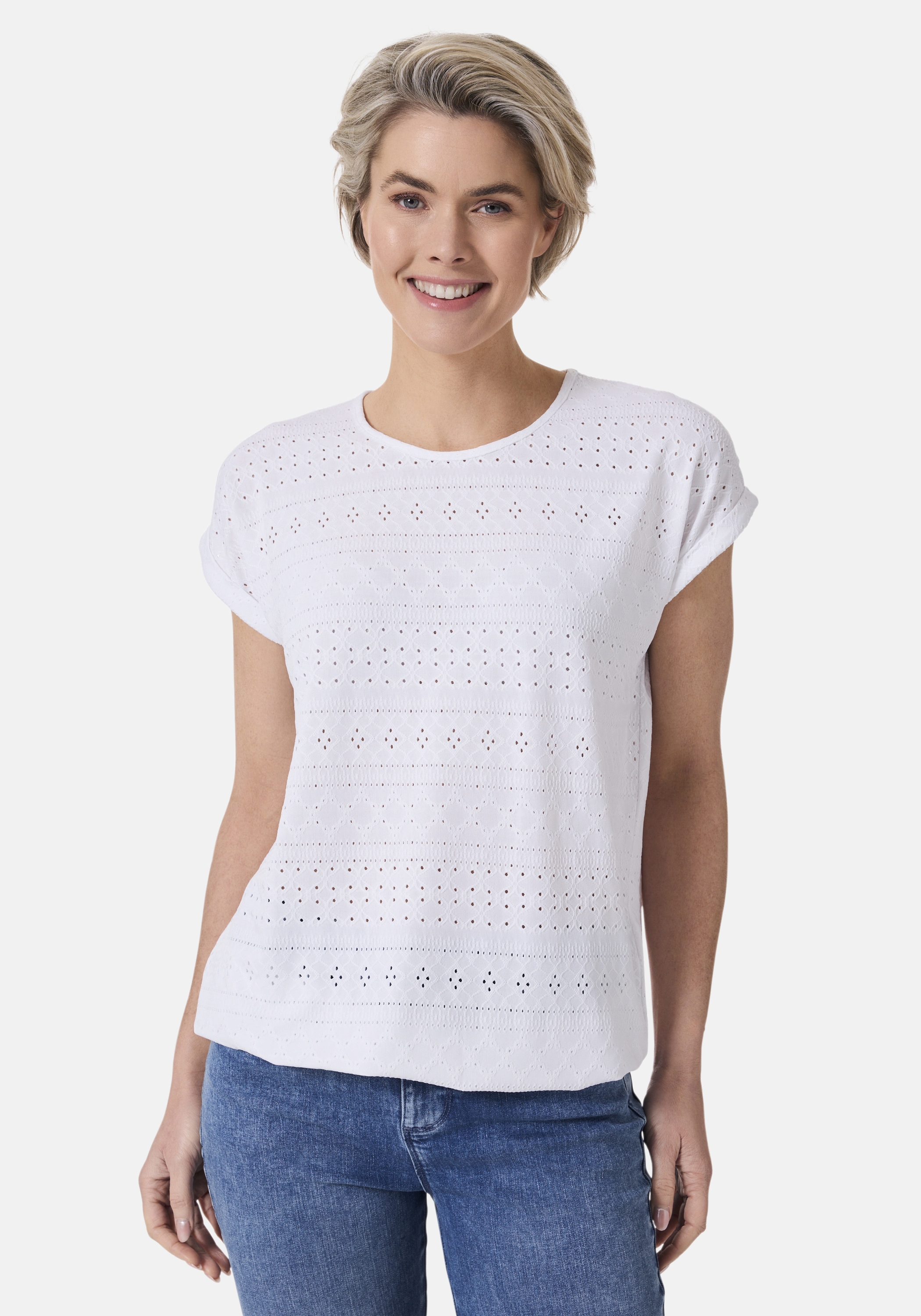 STOOKER WOMEN Kurzarmshirt "CLEA T-Shirt", Regular Fit T-Shirt mit dezentem günstig online kaufen