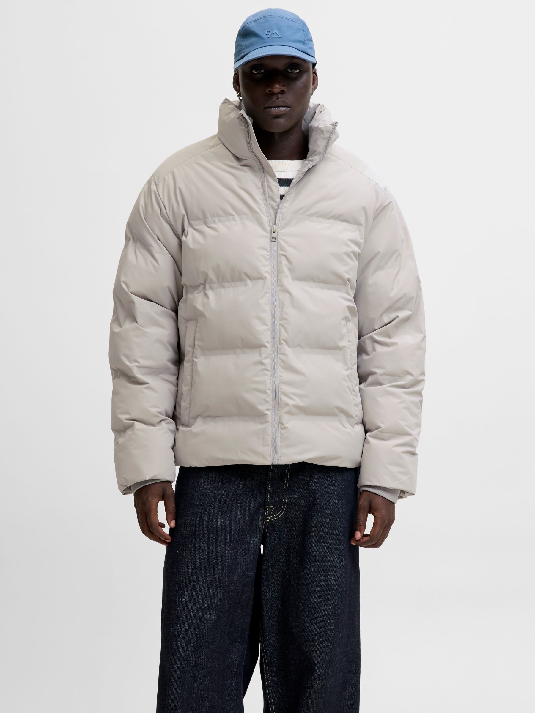 Jack & Jones Steppjacke »JJESOHO PUFFER COLLAR SN« ohne Kapuze