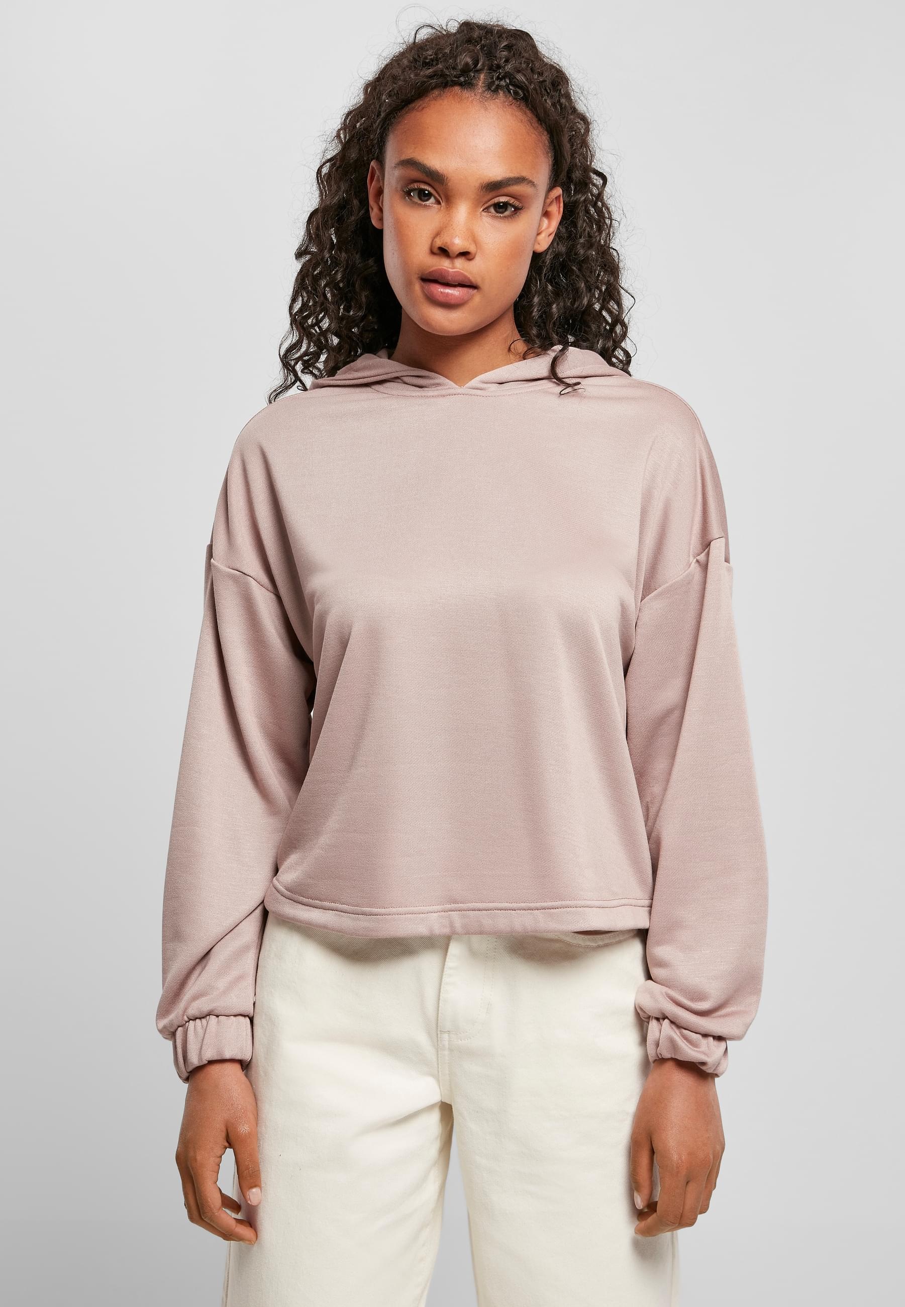 URBAN CLASSICS Kapuzenpullover »Urban Classics Damen Ladies Oversized Shaped Modal Terry Hoody«, (1 tlg.)