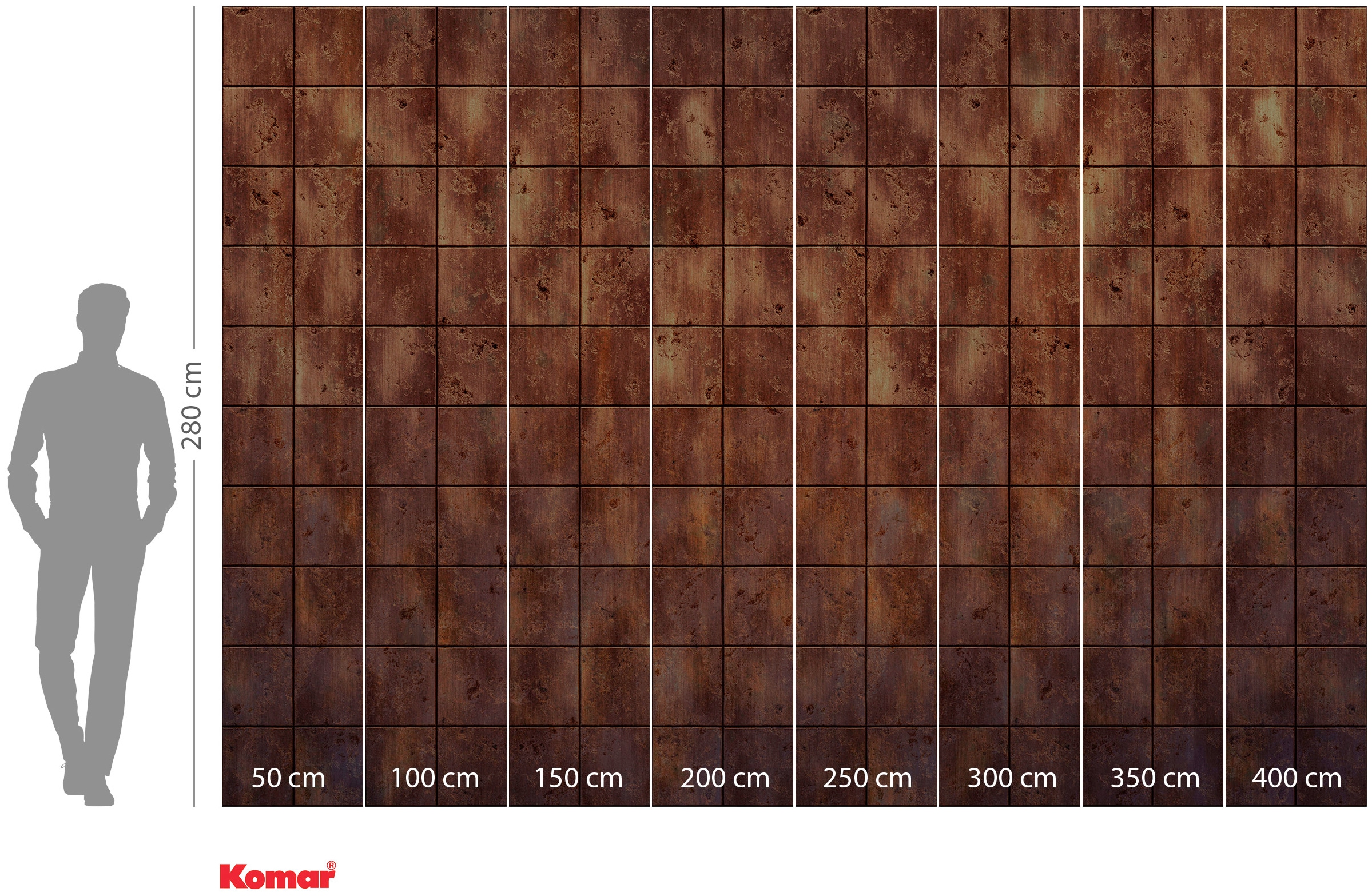 Komar Vliestapete »Digitaldruck Vlies -  Erosion - Größe 400 x 280 cm« bedruckt glatt Wohnzimmer, Schlafzimmer
