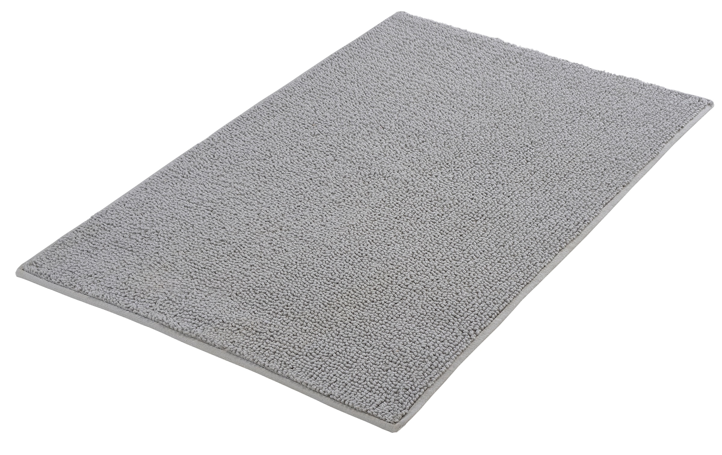 Kleine Wolke Badematte "Chrissy, Badvorleger, Badezimmer Teppich" Höhe 10 mm rutschhemmend beschichtet beidseitig nutzbar fußbodenheizungsgeeignet Badteppich, Uni Farben