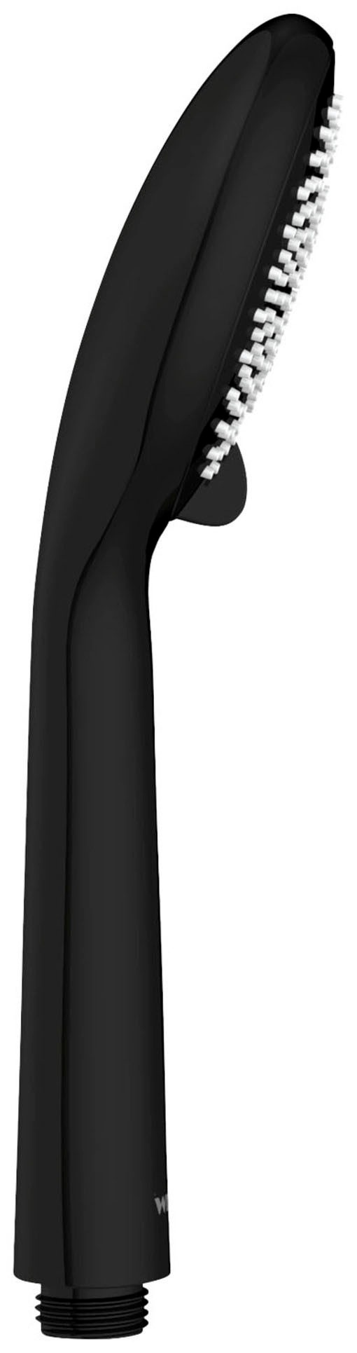 WENKO Handbrause "Watersaving" Schwarz matt, Ø 9,5 cm